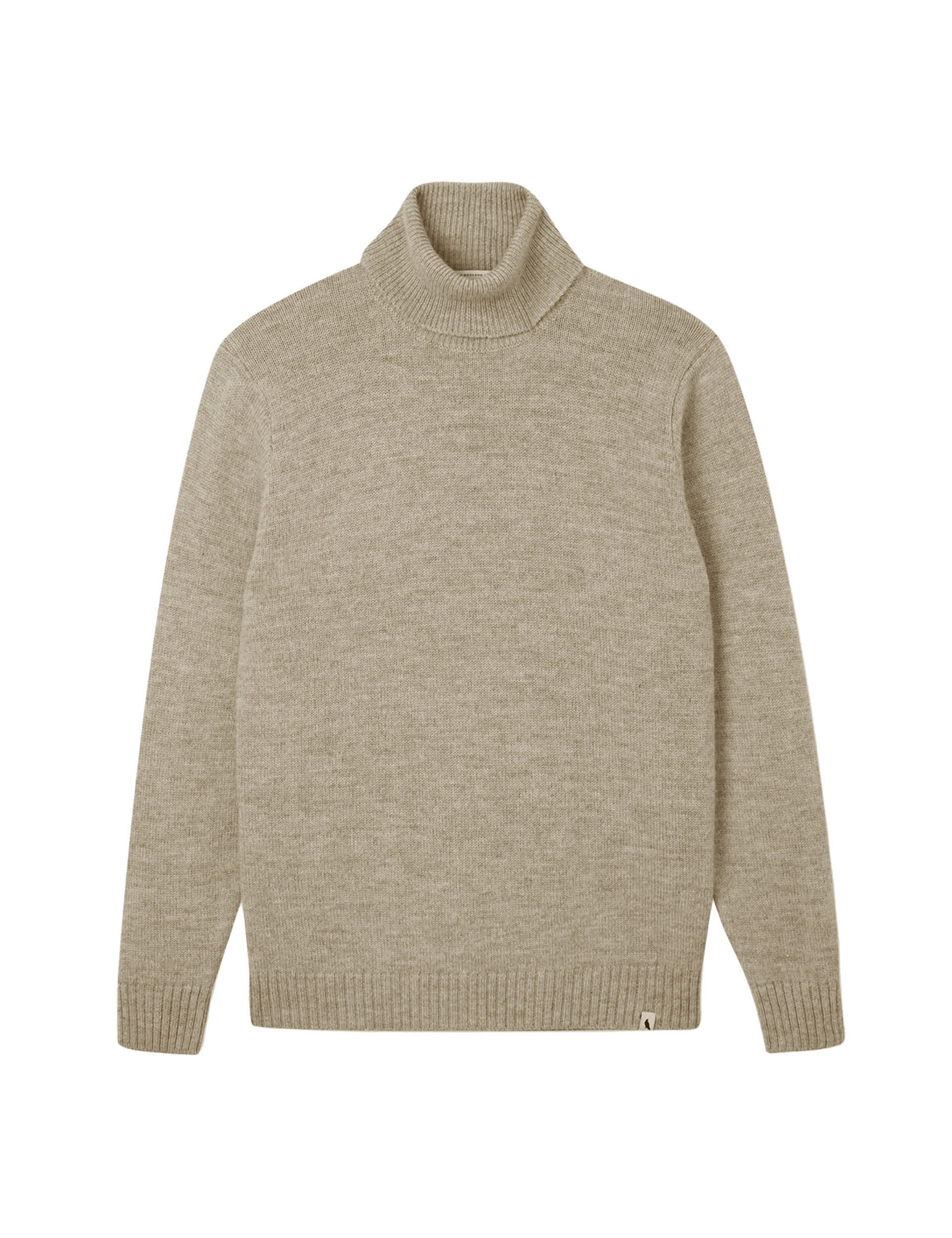 Peregrine Men's Polo Neck Jumper - Beige, Beige