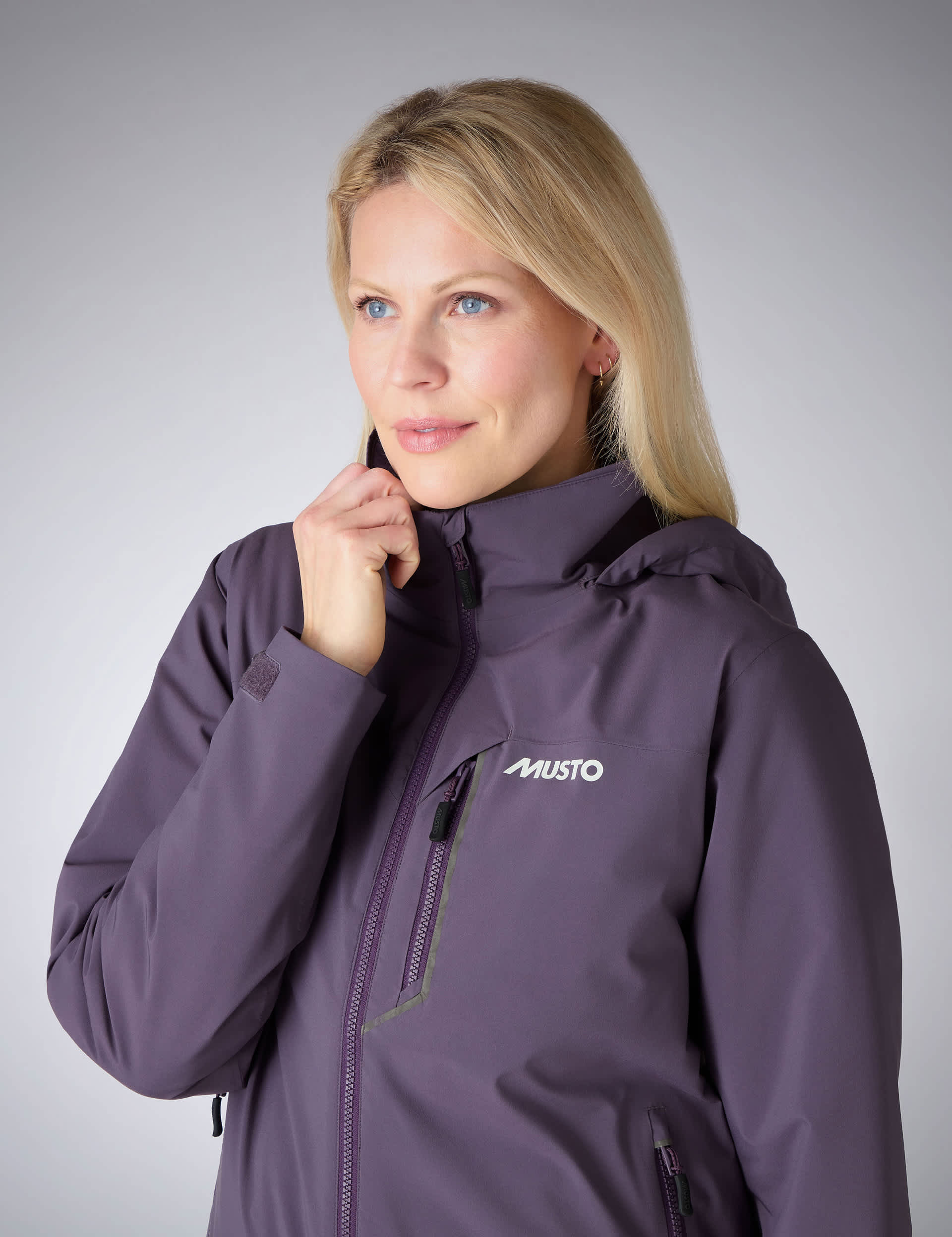 Musto Women's Rain Jacket - 14REG - Purple, Purple