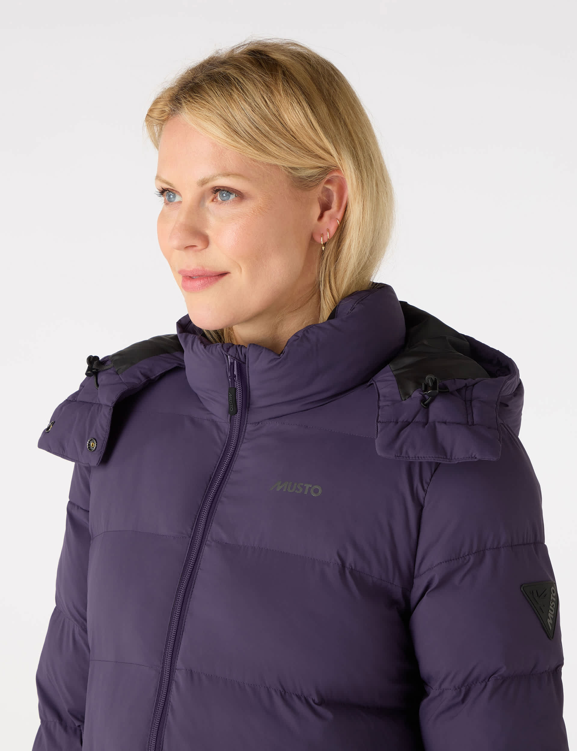 Musto Women's Active Puffer Coat - 16REG - Purple, Purple