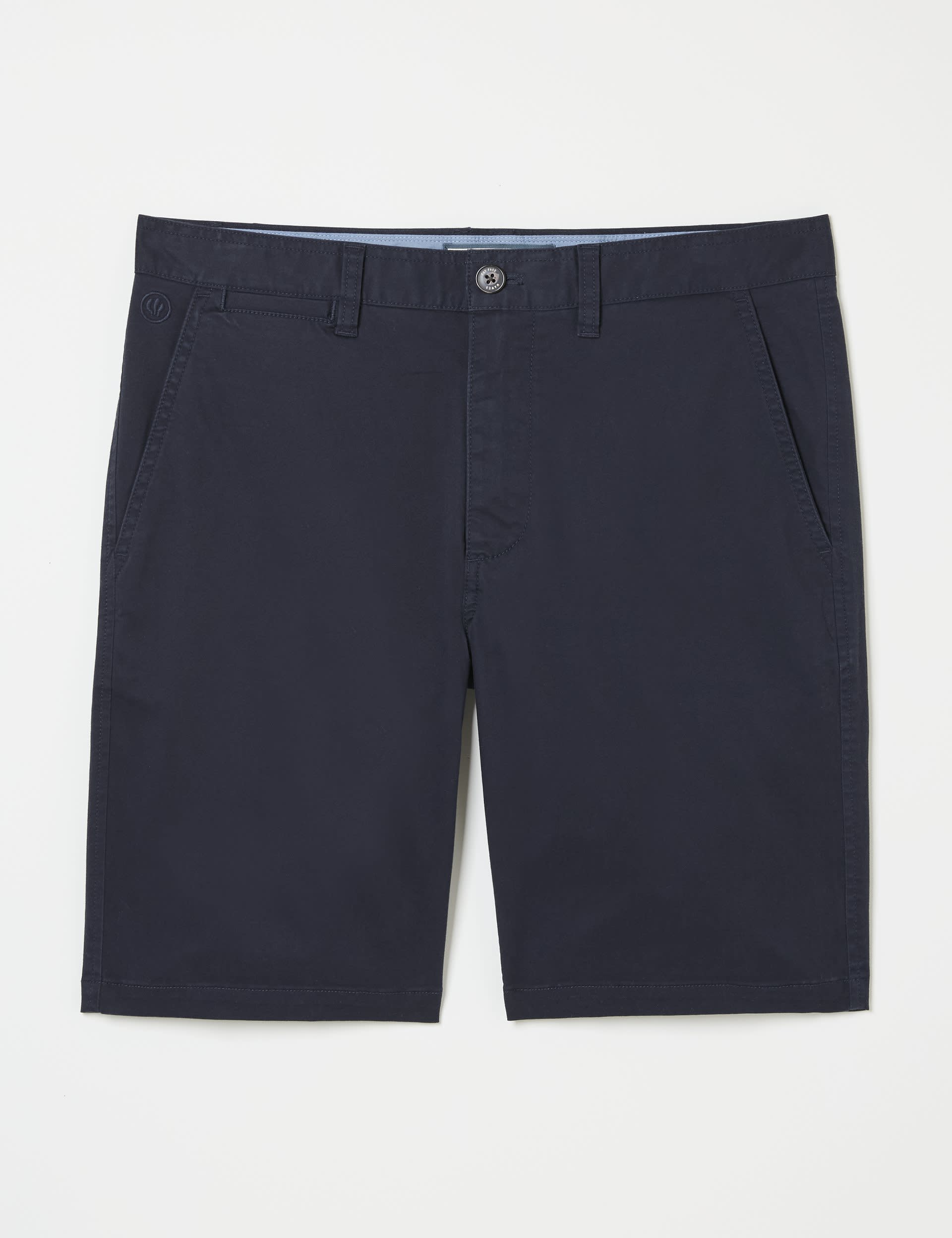 Fatface Men's Cotton Rich Chino Shorts - 34REG - Navy, Navy