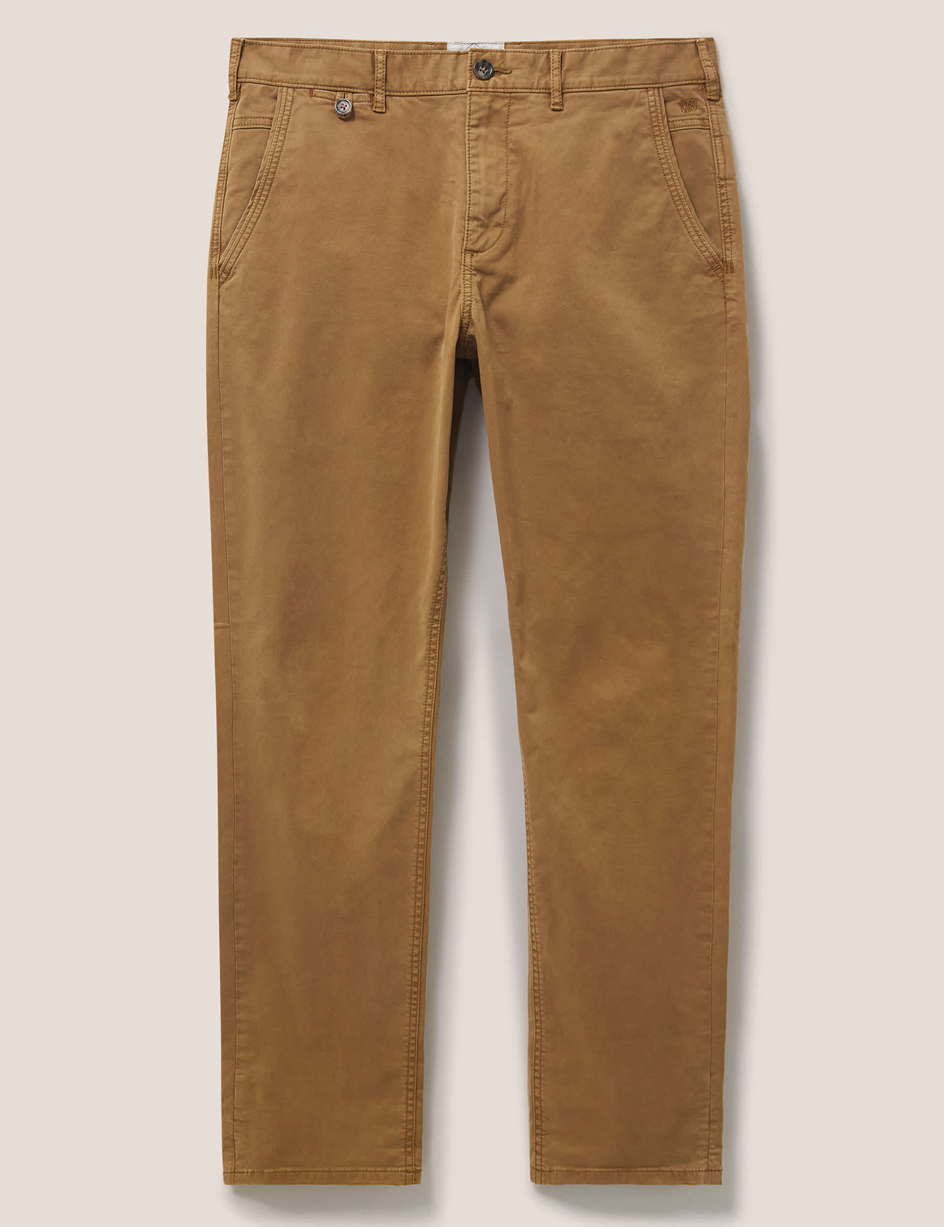 White Stuff Men's Regular Fit Chinos - 34REG - Brown, Green,Grey,Brown