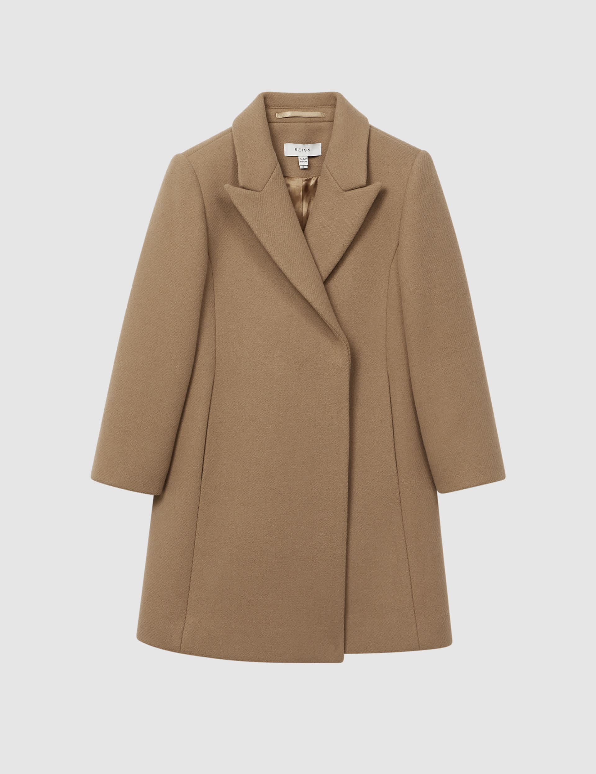 Reiss Girls Wool Rich Coat (4-14 Yrs) - 9-10Y - Tan, Tan