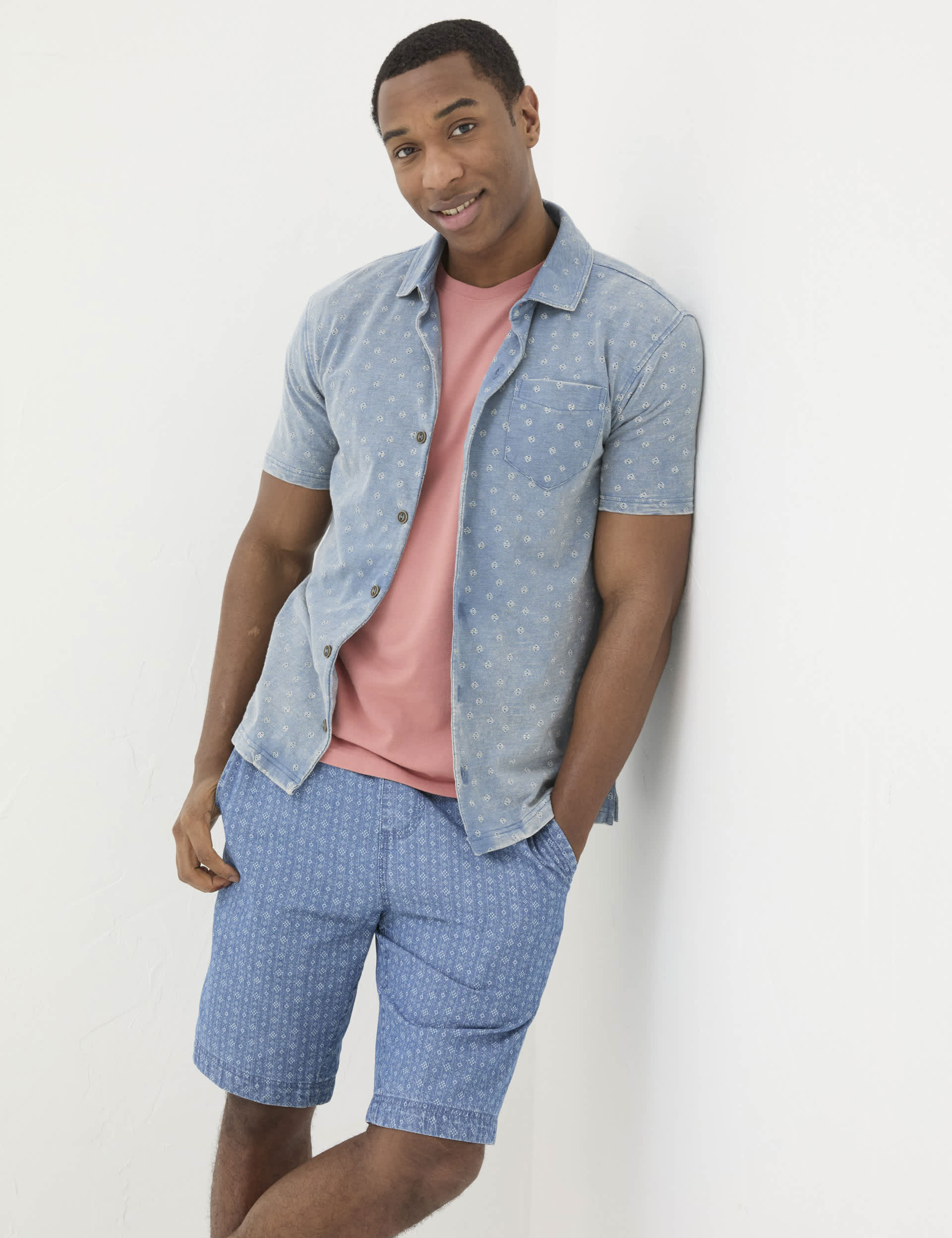 Fatface Men's Pure Cotton Print Shirt