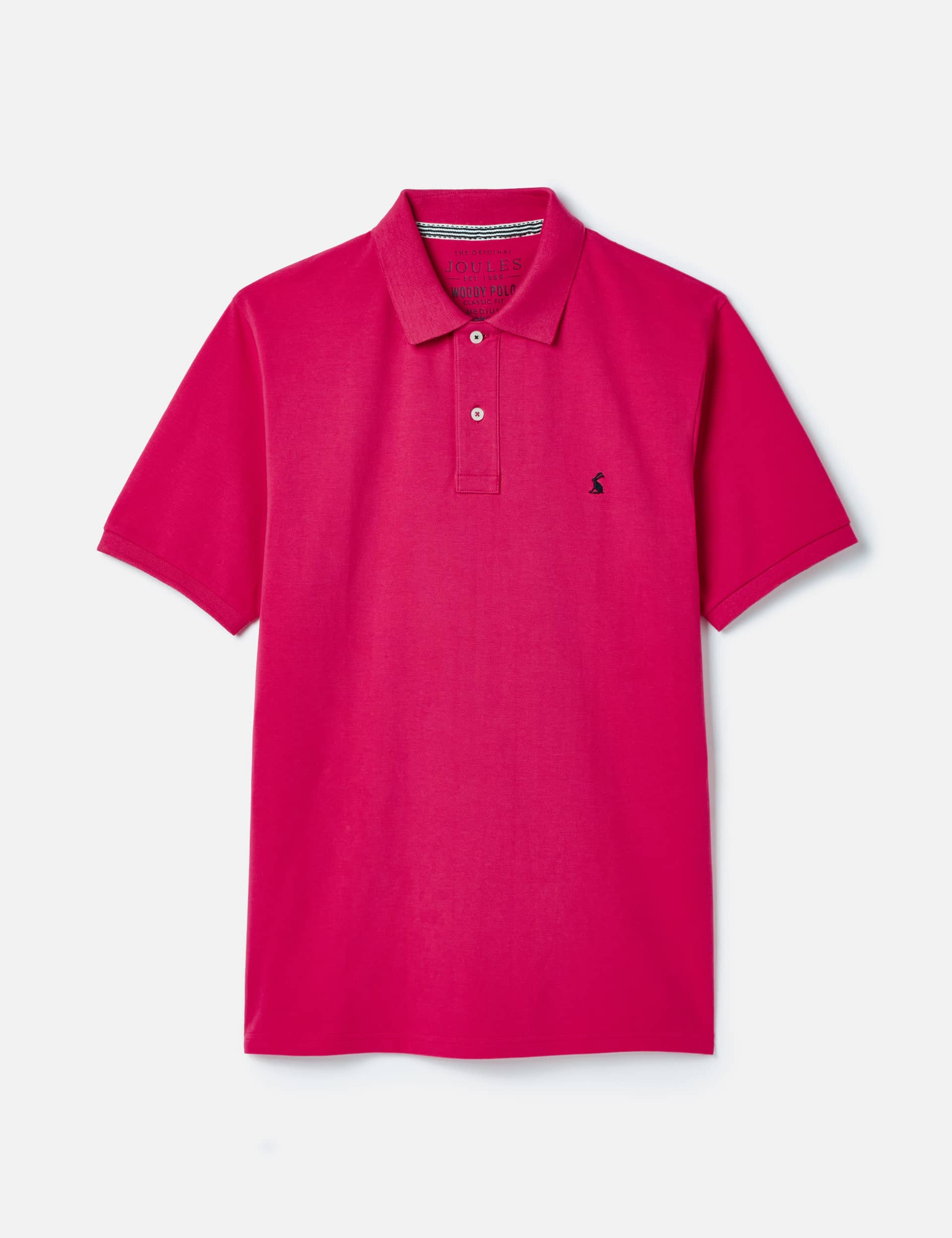 Joules Men's Pure Cotton Polo Shirt - Pink, Pink