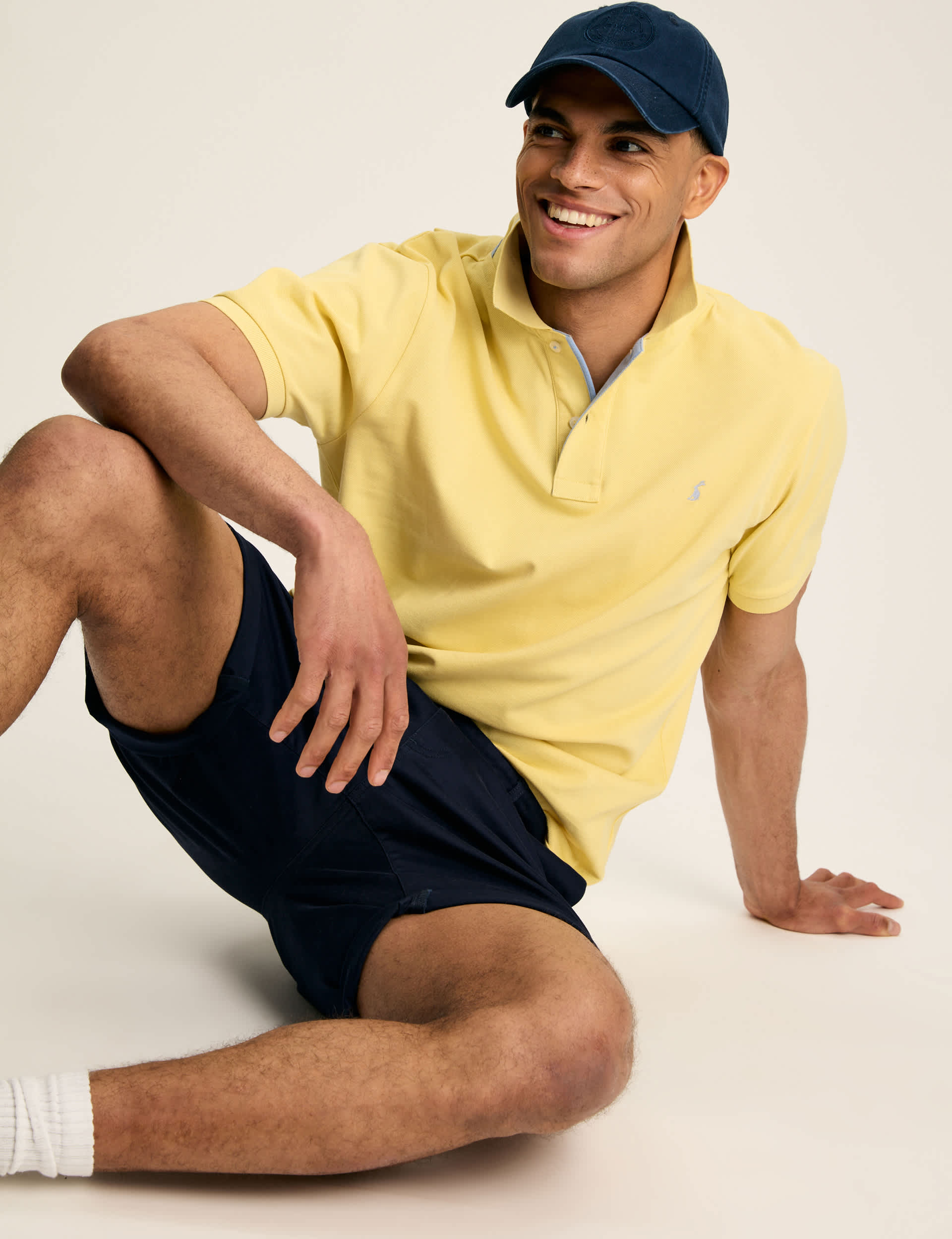 Joules Men's Pure Cotton Polo Shirt - Yellow, Pink,Yellow