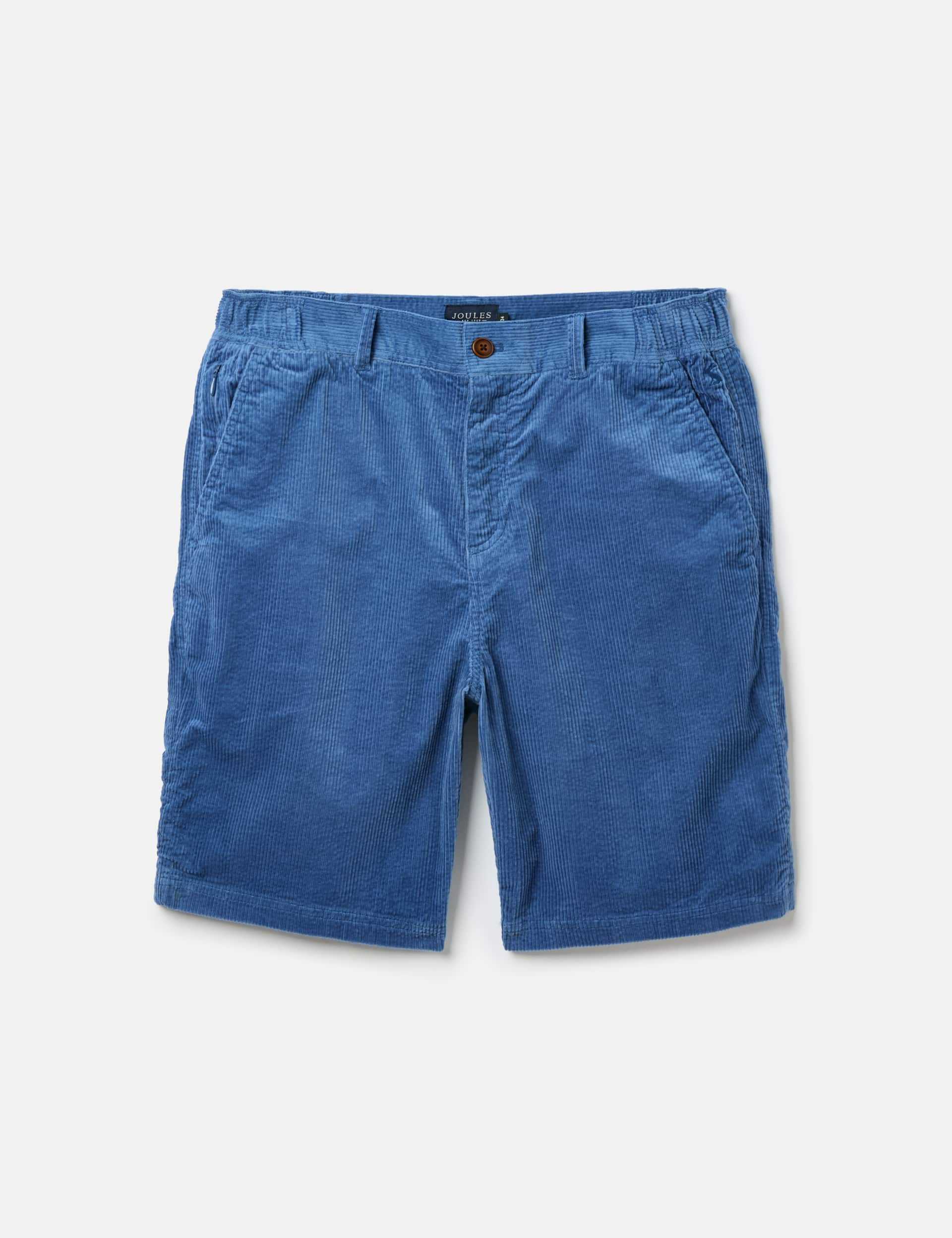 Joules Men's Corduroy Half-Elasticated Waist Shorts - 30REG - Navy, Navy