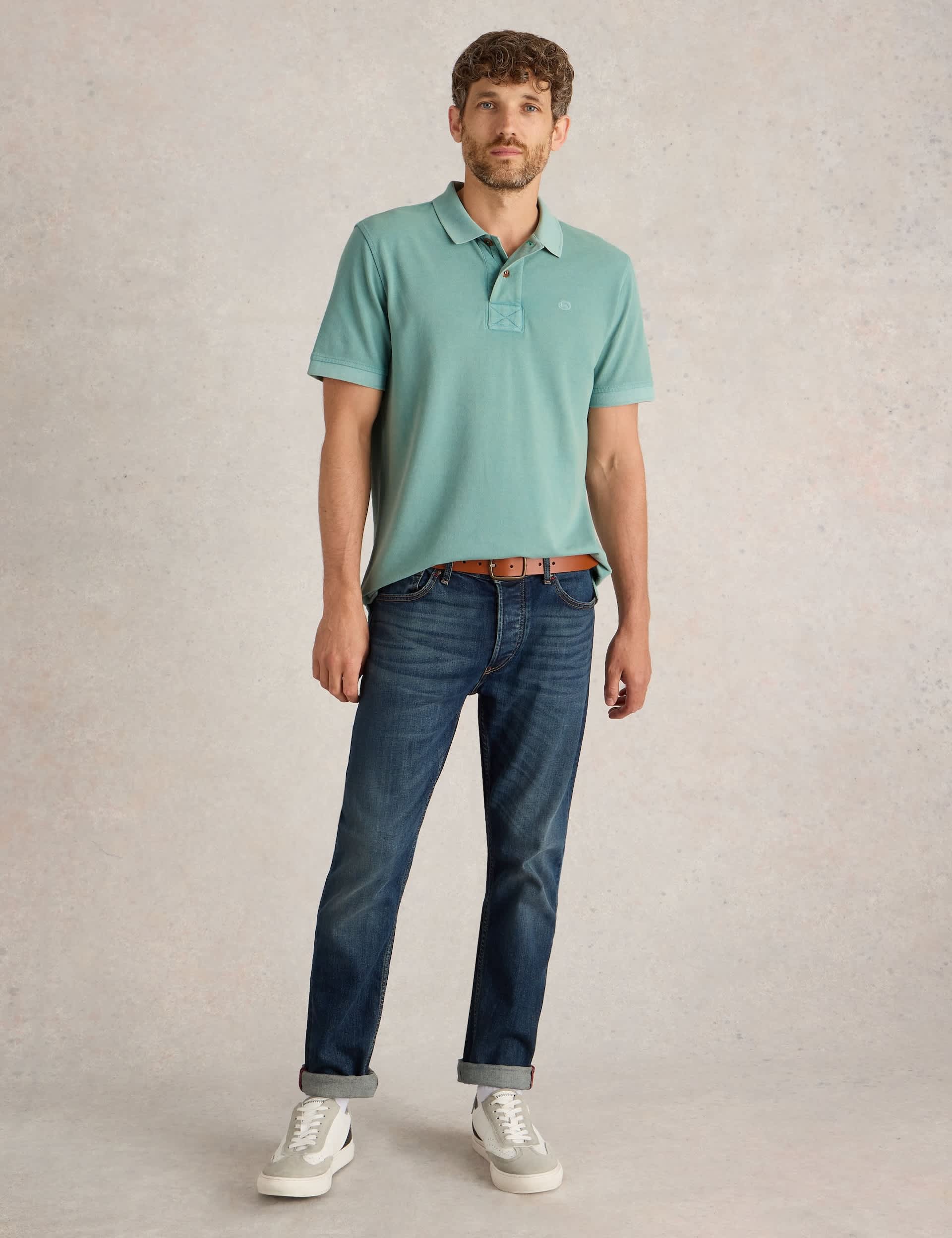 White Stuff Men's Pure Cotton Polo Shirt