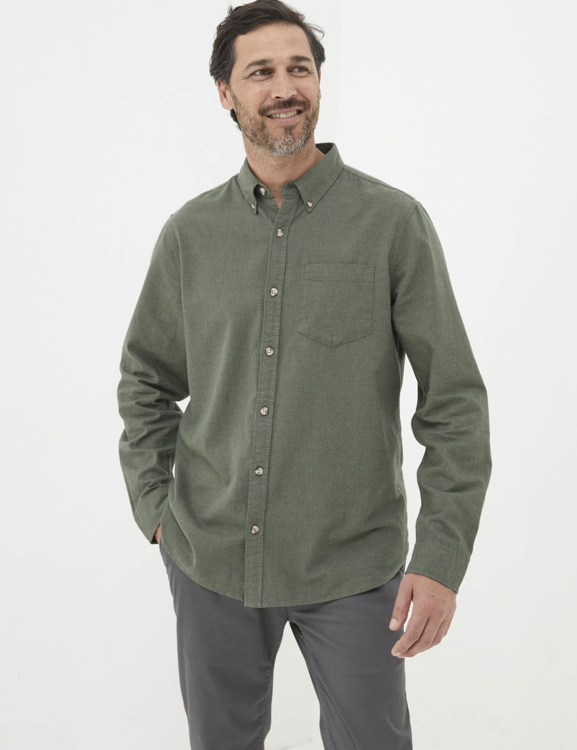 Fatface Men's Pure Cotton Oxford Shirt