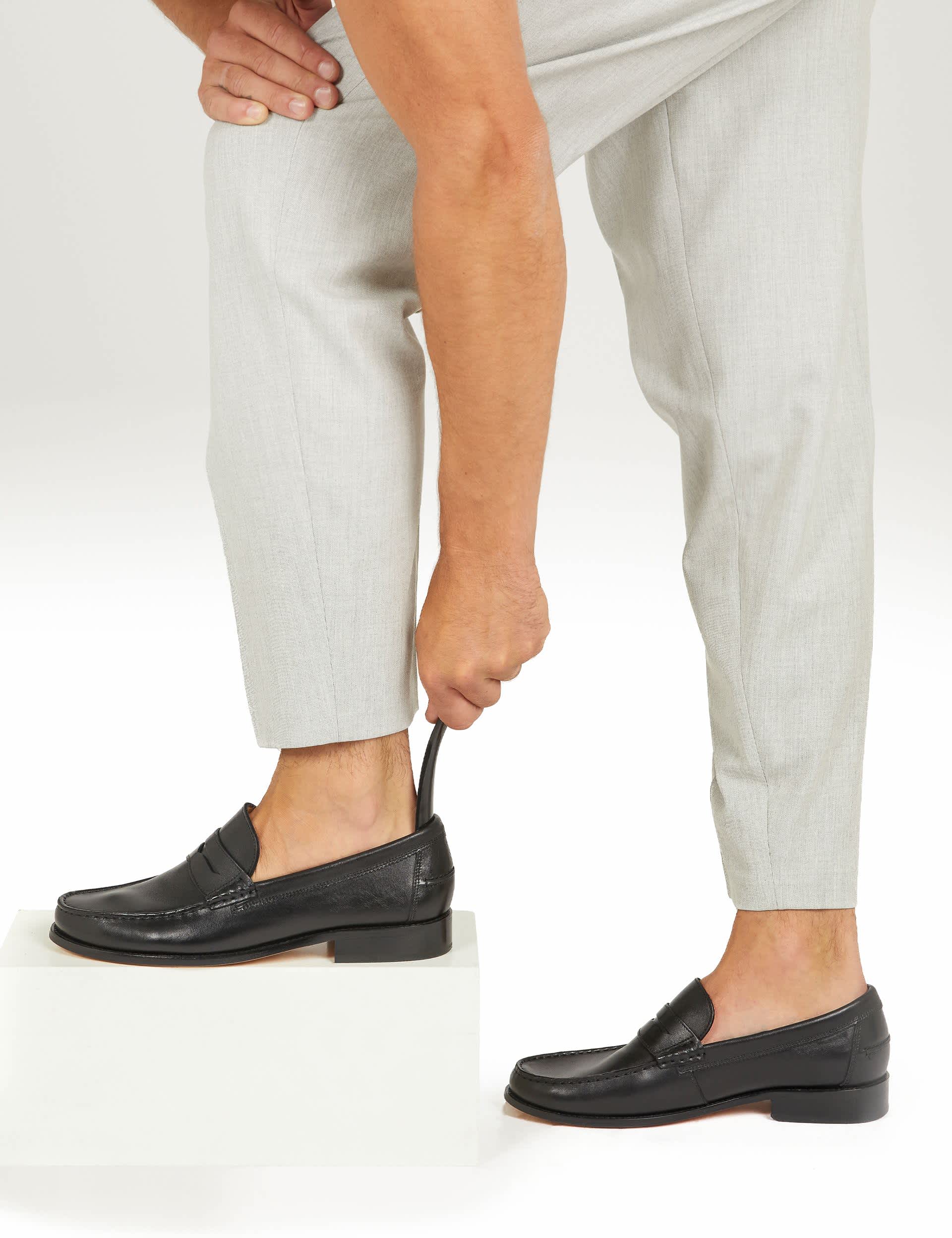 Jones Bootmaker Men's Leather Slip-On Loafers