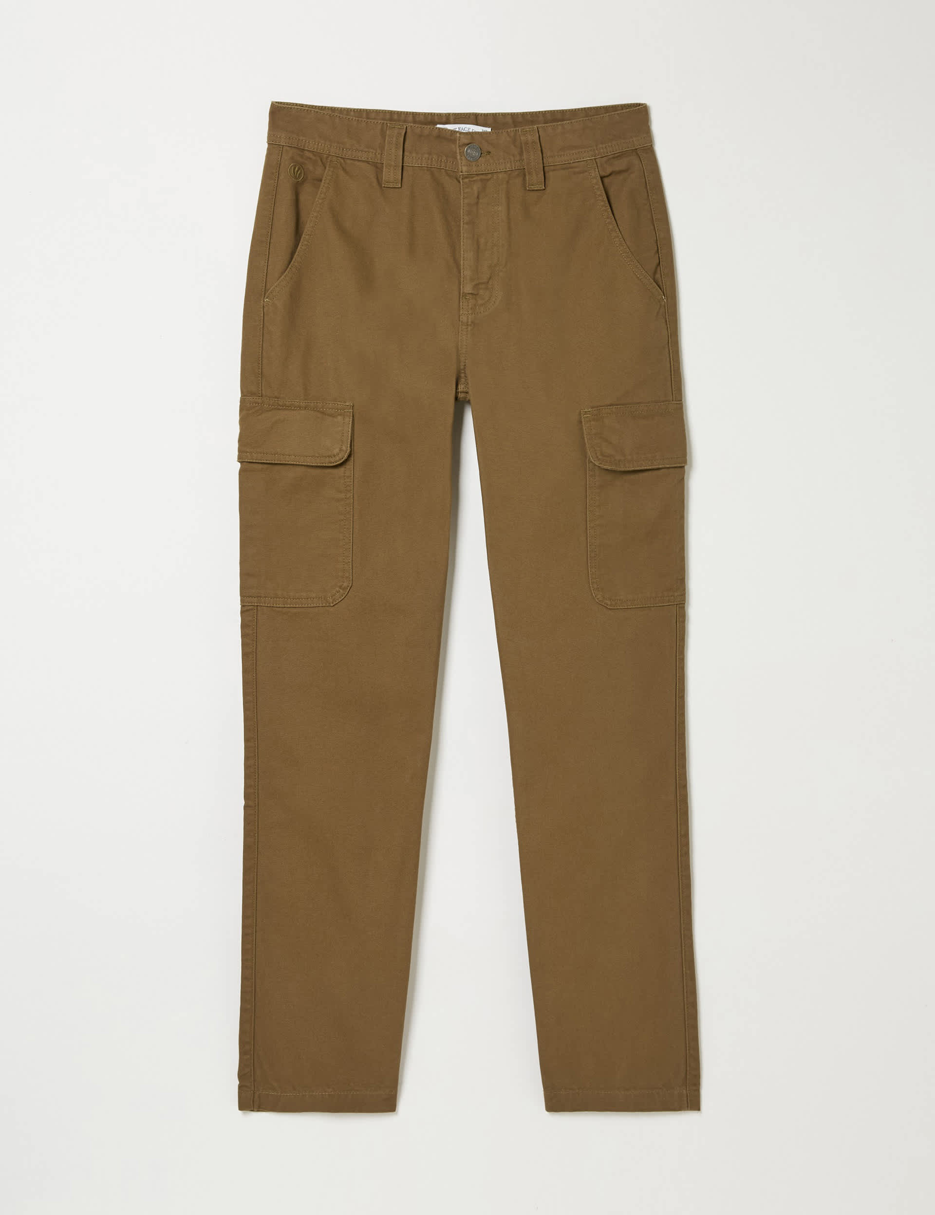 Fatface Men's Pure Cotton Cargo Trousers - 32REG - Tan, Tan