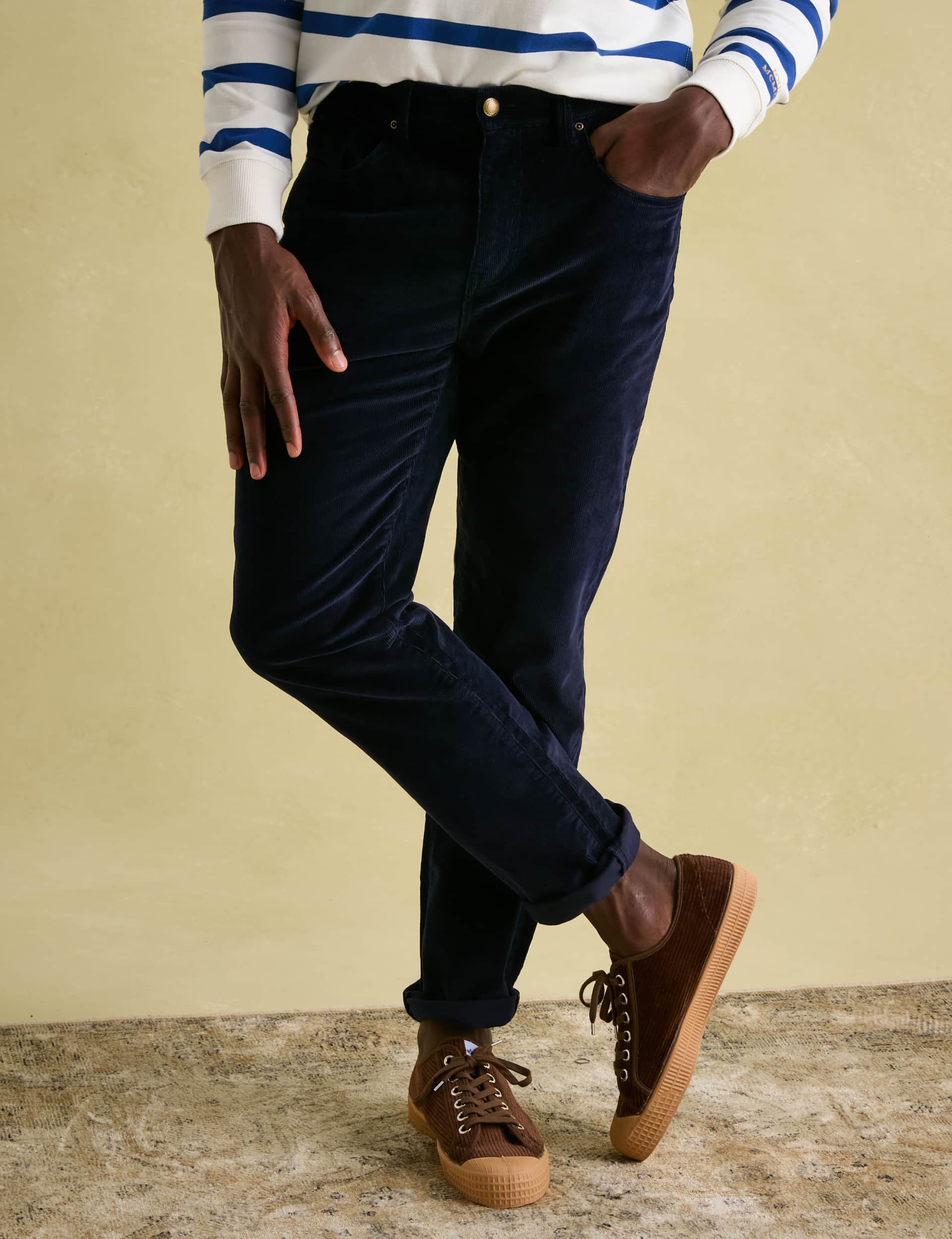 Joules Men's Straight Fit Corduroy Trousers