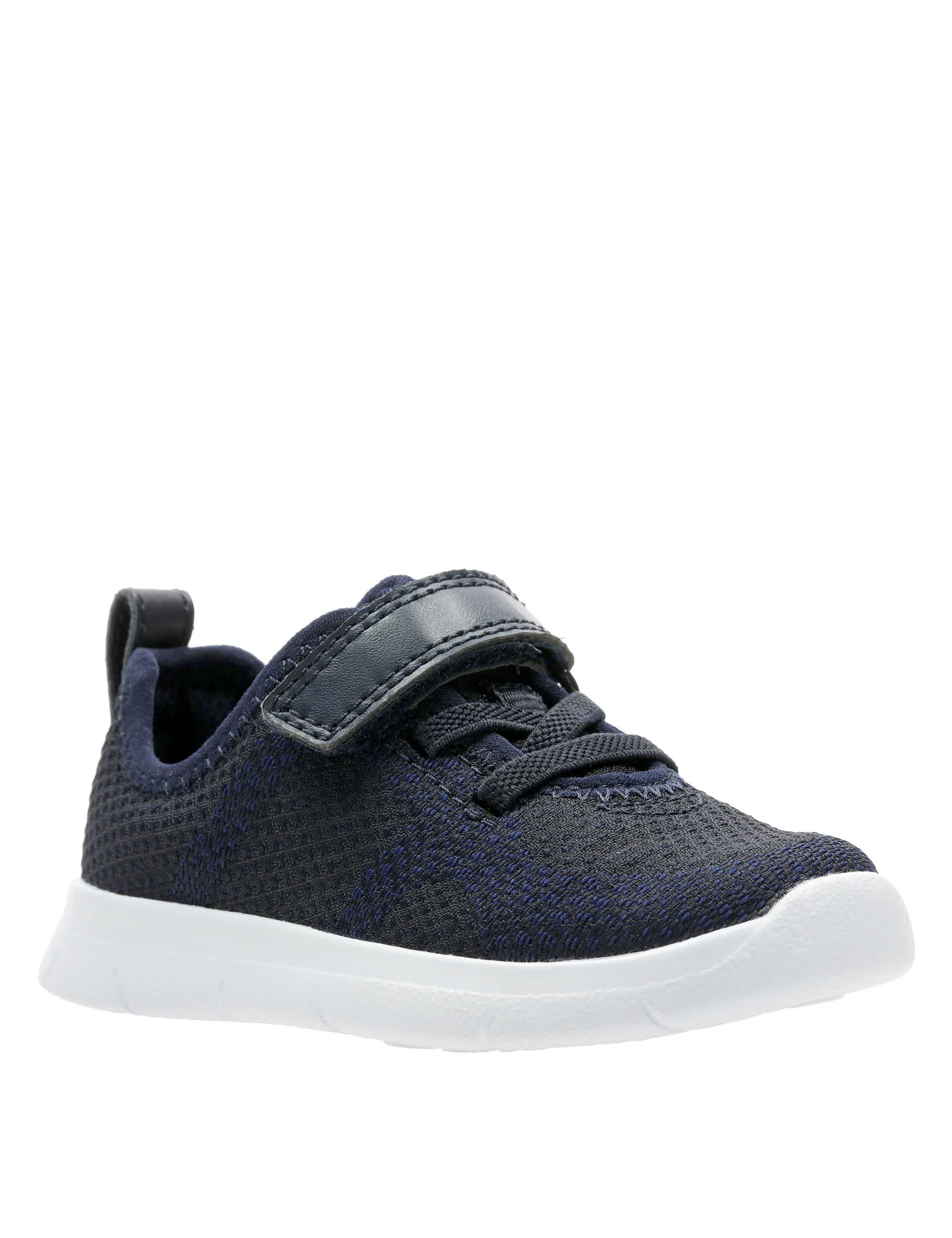 Clarks Boys Baby Riptape Trainers (4 Small- 9.5 Small) - 4SF - Navy, Navy