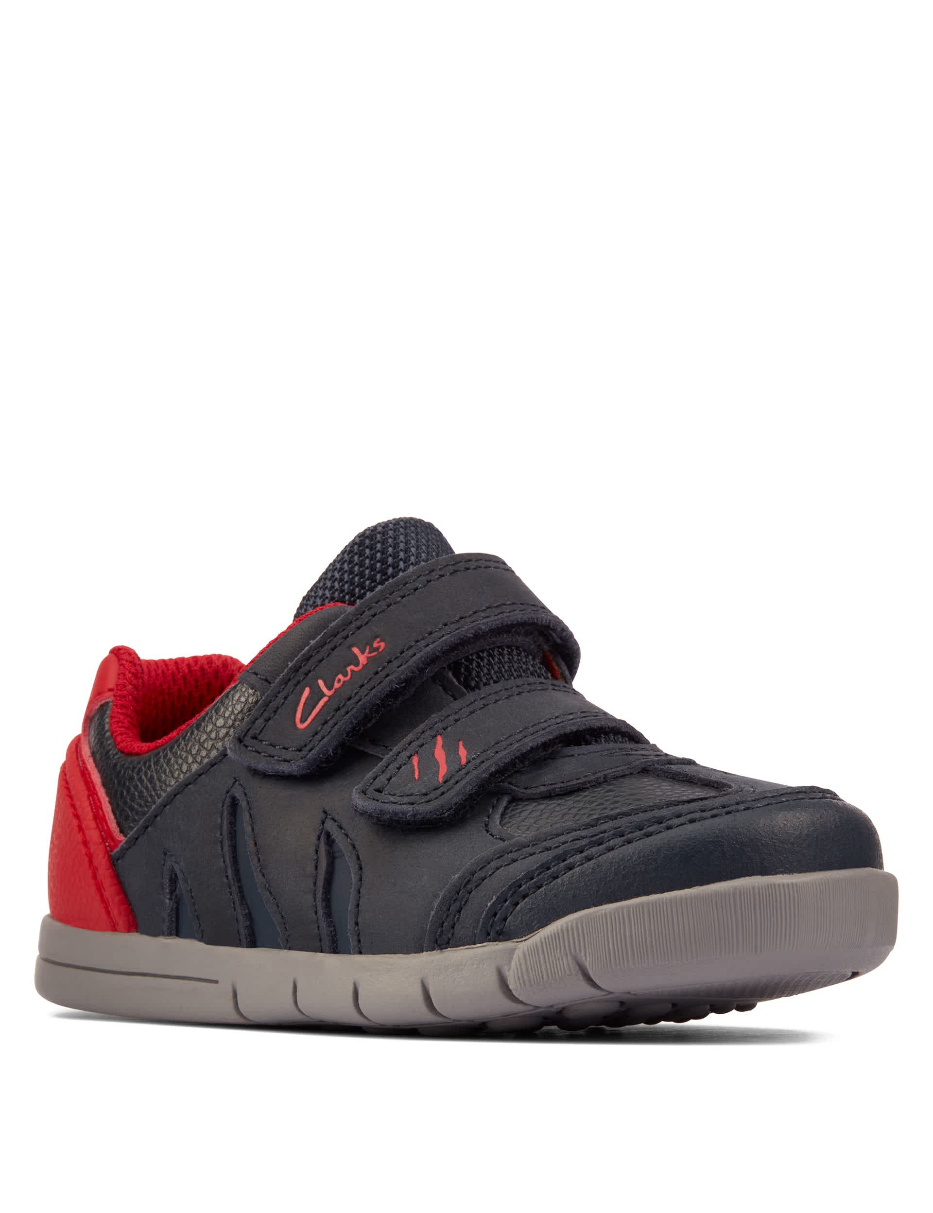 Clarks Baby Leather Dinosaur Trainers (4 Small- 9.5 Small)