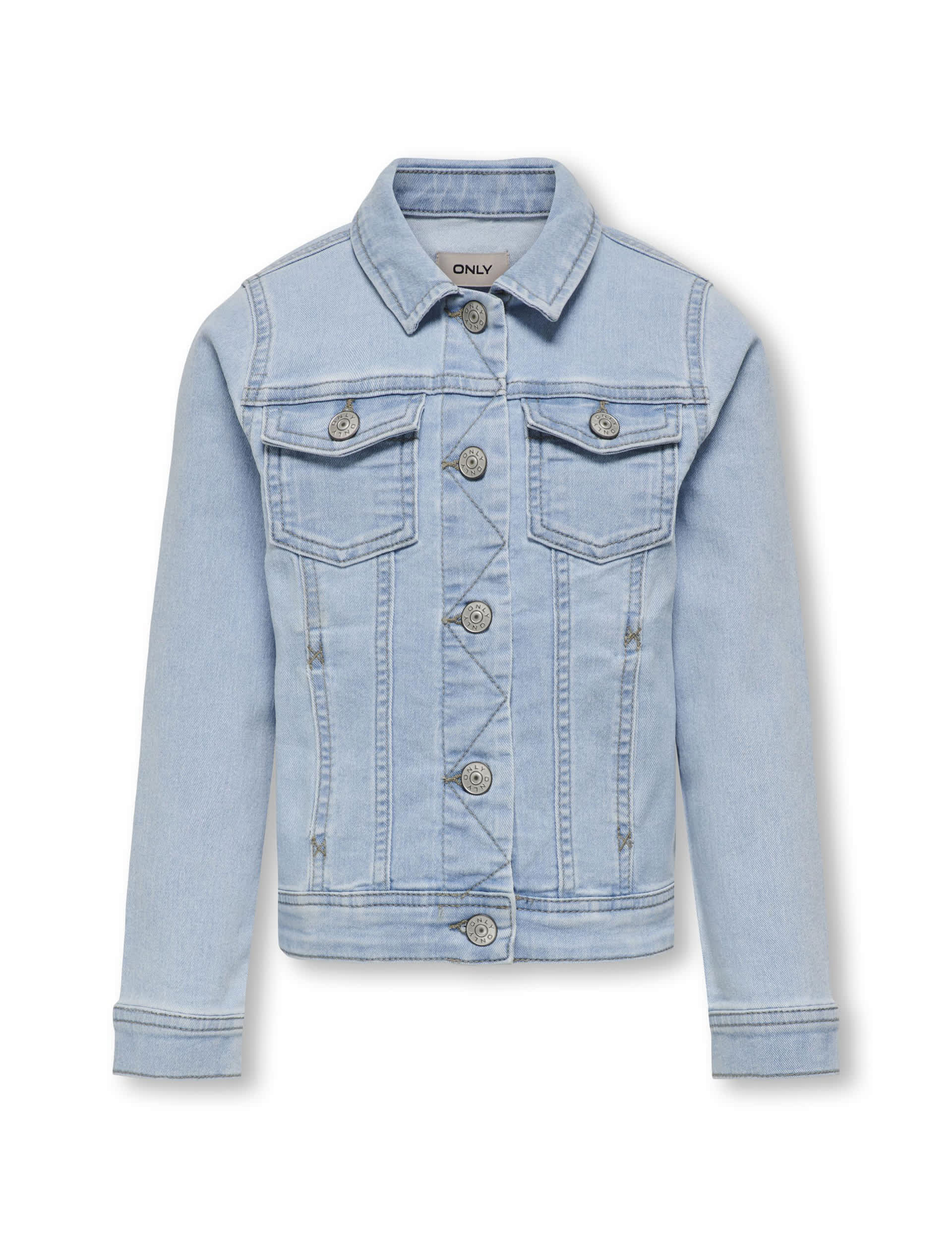 Kids Only Girls Denim Jacket (8-14 Yrs) - 13y - Light Blue, Light Blue