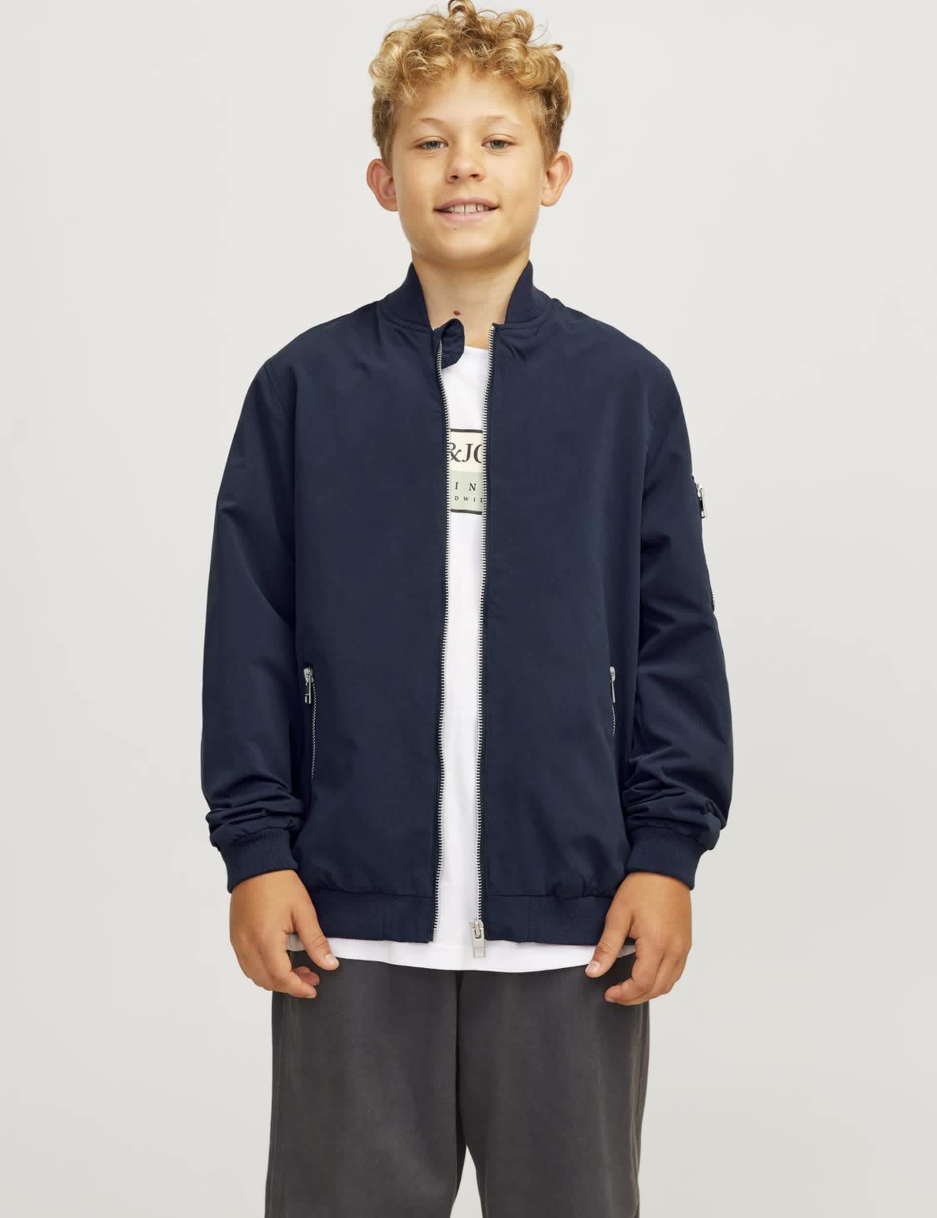 Jack & Jones Junior Boys Lightweight Bomber (10-16 Yrs) - 16y - Navy, Black,Navy