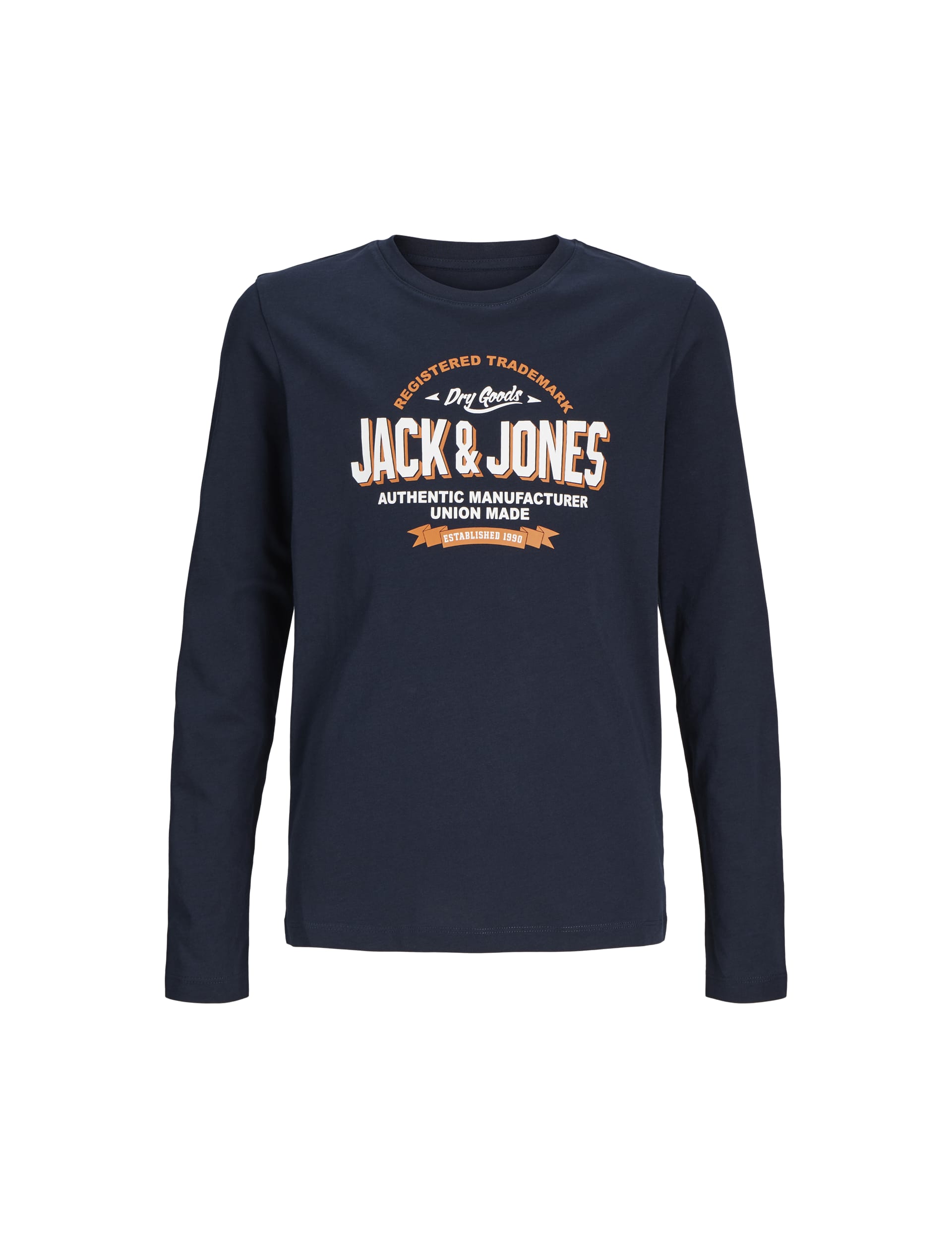 Jack & Jones Junior Boys Pure Cotton Graphic T-Shirt (8-16 Yrs) - 12y - Navy Mix, Navy Mix