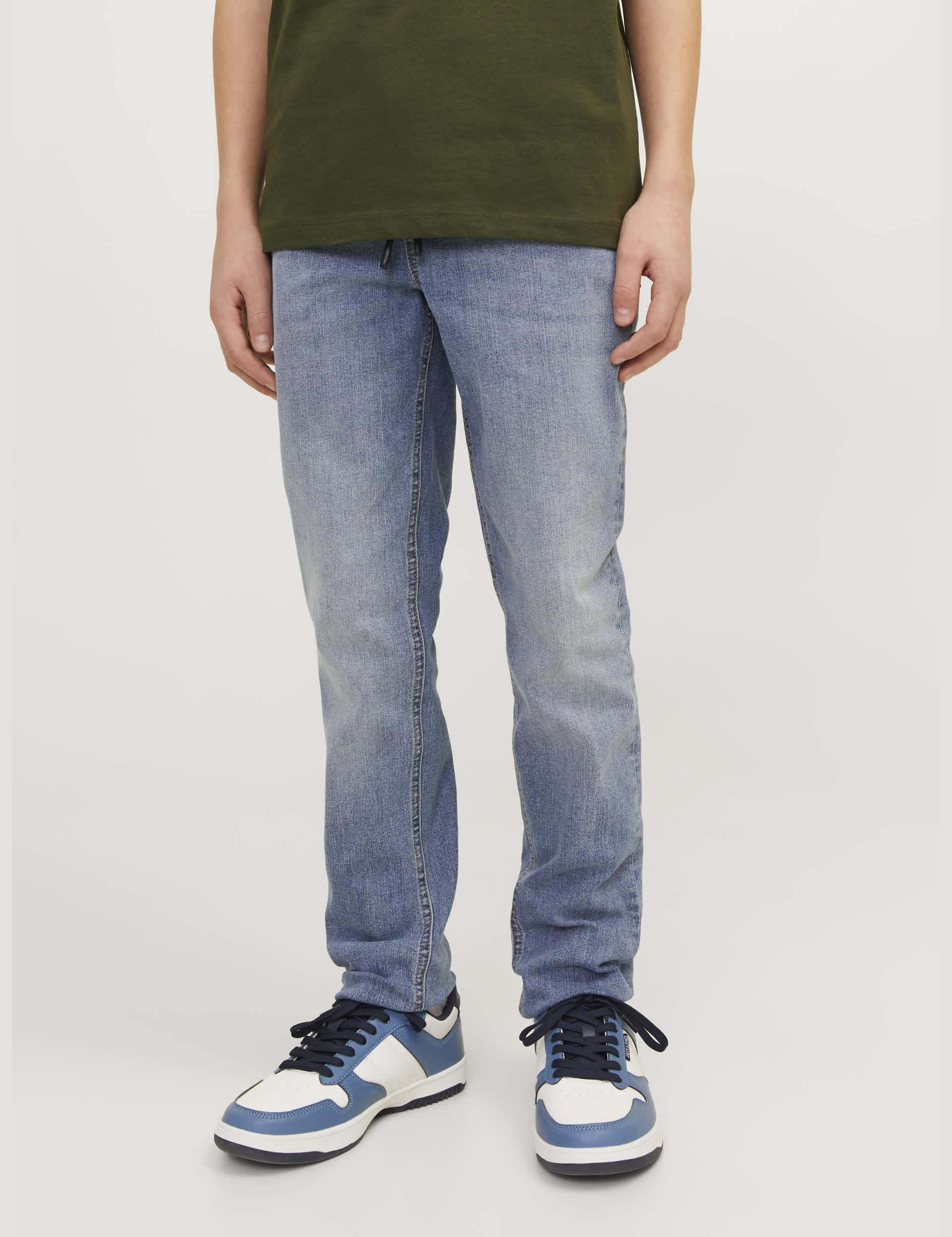 Jack & Jones Junior Boys Cotton Rich Denim Jeans (8-16 Yrs) - 8y - Blue, Blue