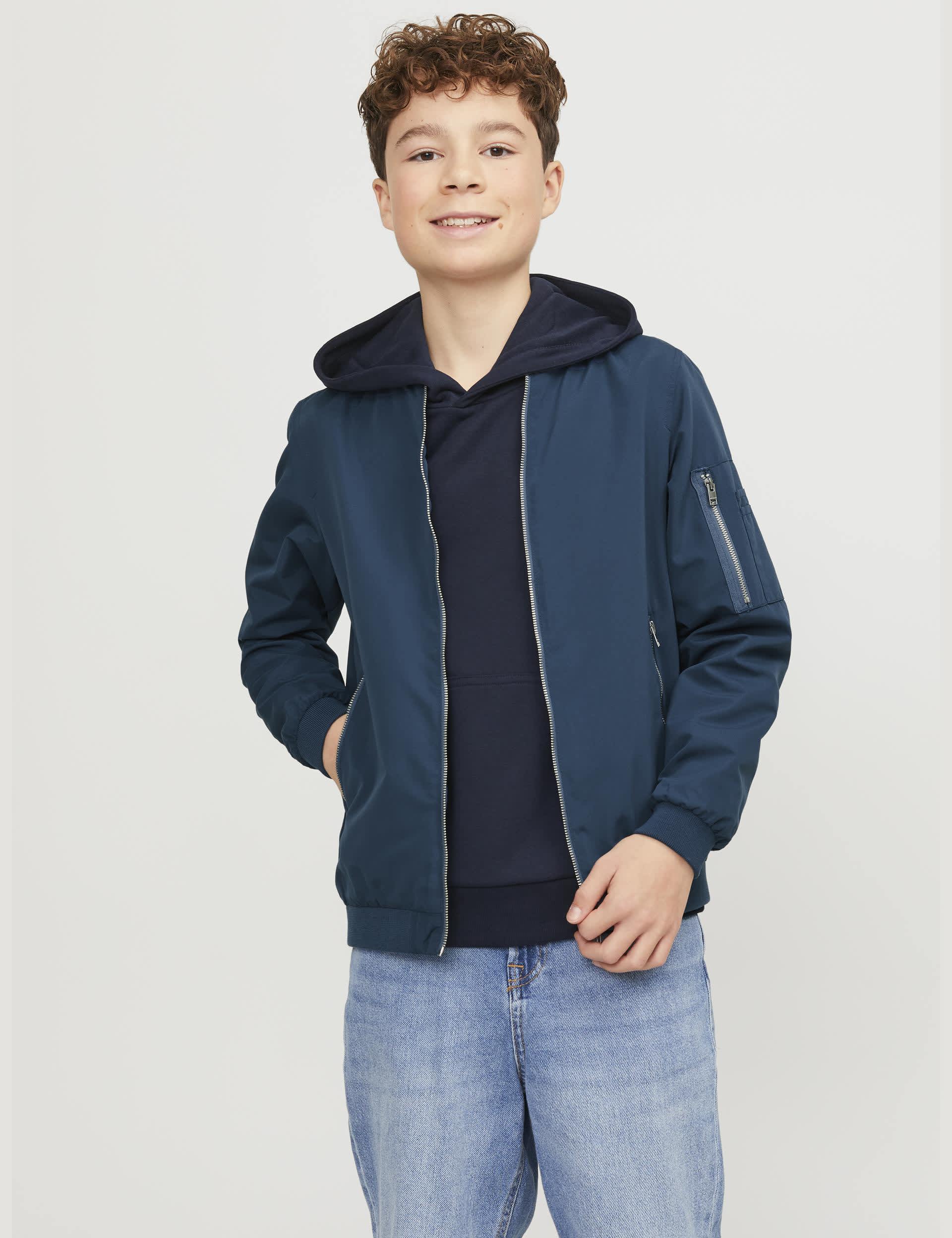 Jack & Jones Junior Boys Bomber Jacket (8-16 Yrs)