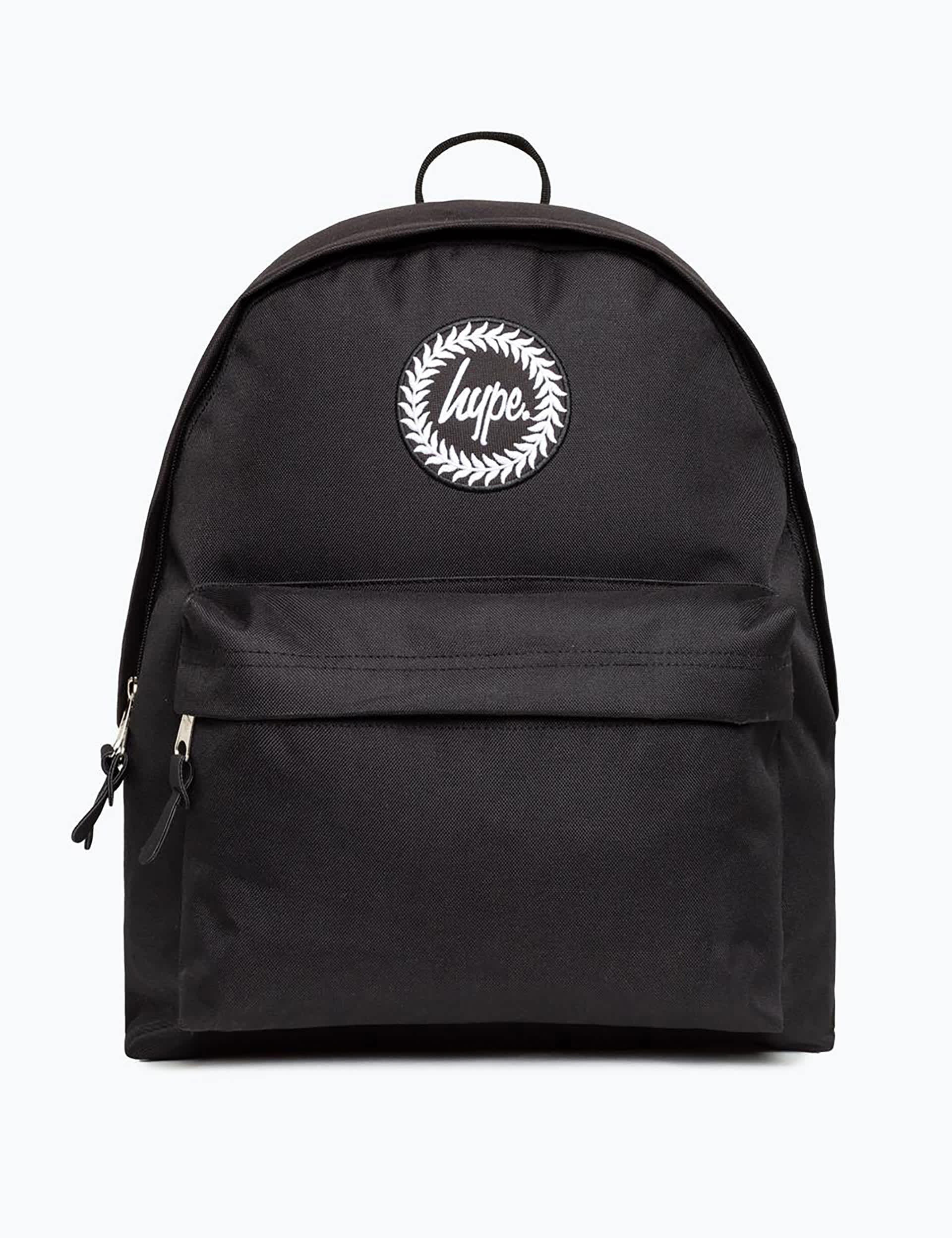 Hype Kids Plain Backpack - Black, Black