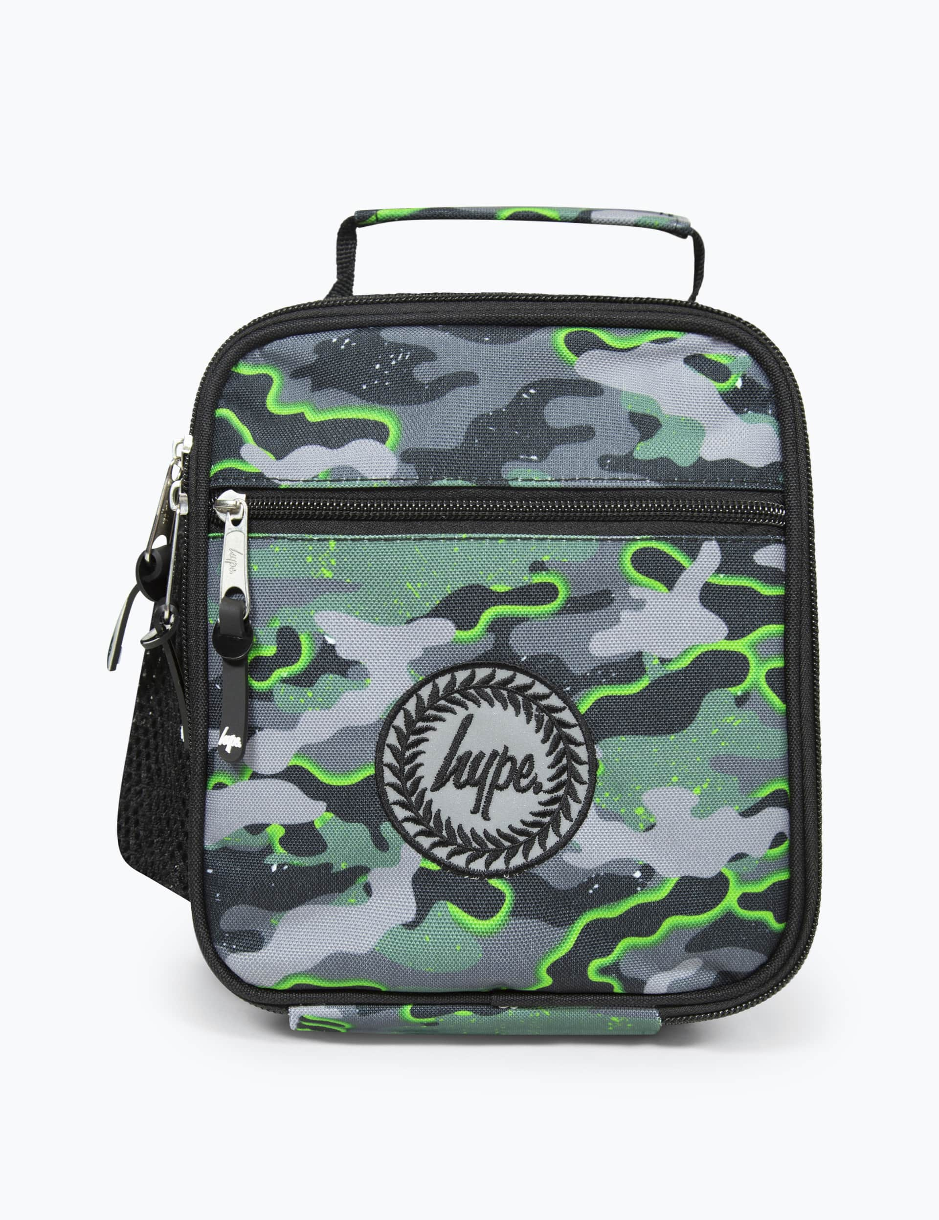 Hype Kids Glow Camouflage Print Lunch Box - Green, Green