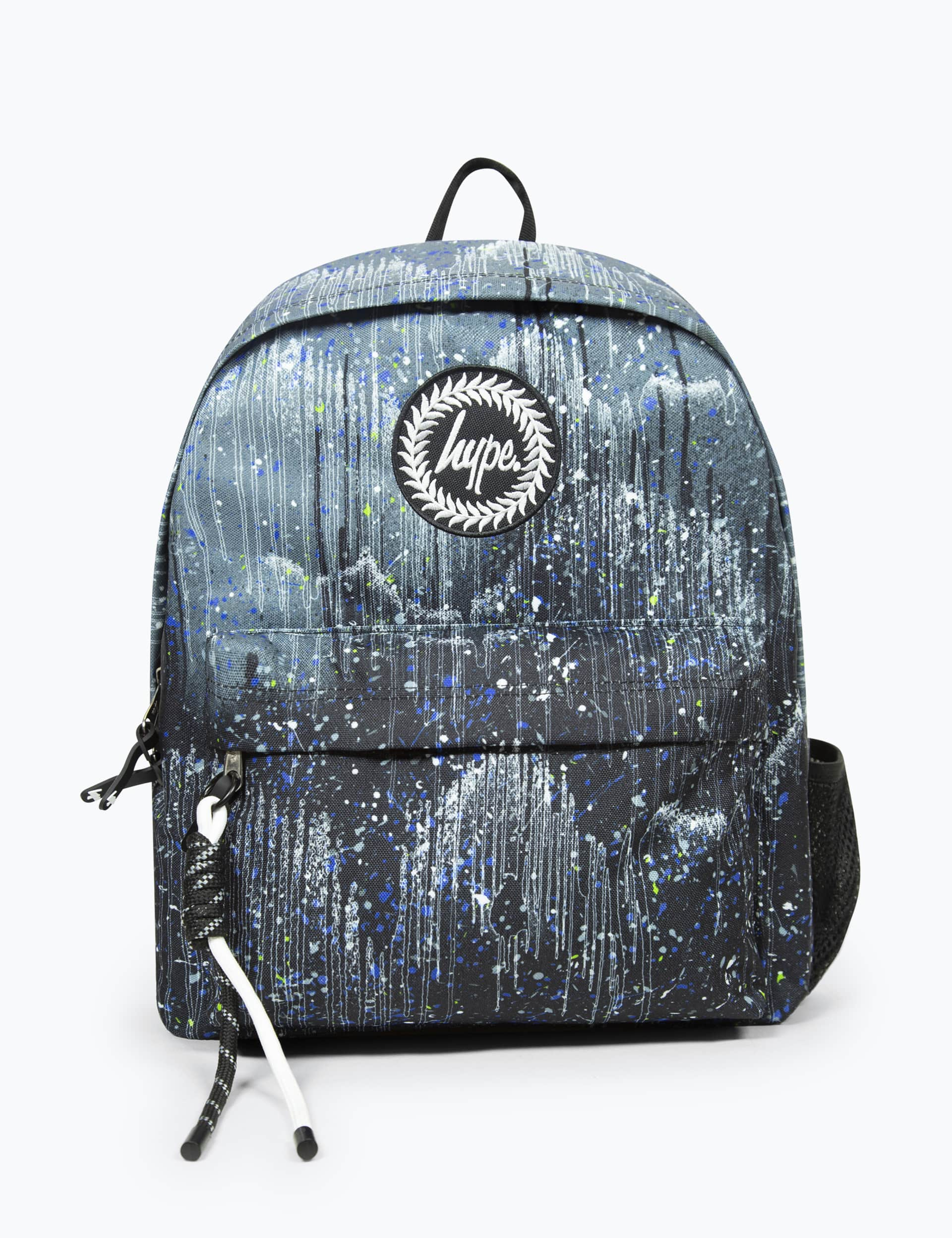 Hype Kids Printed Backpack - Black, Black