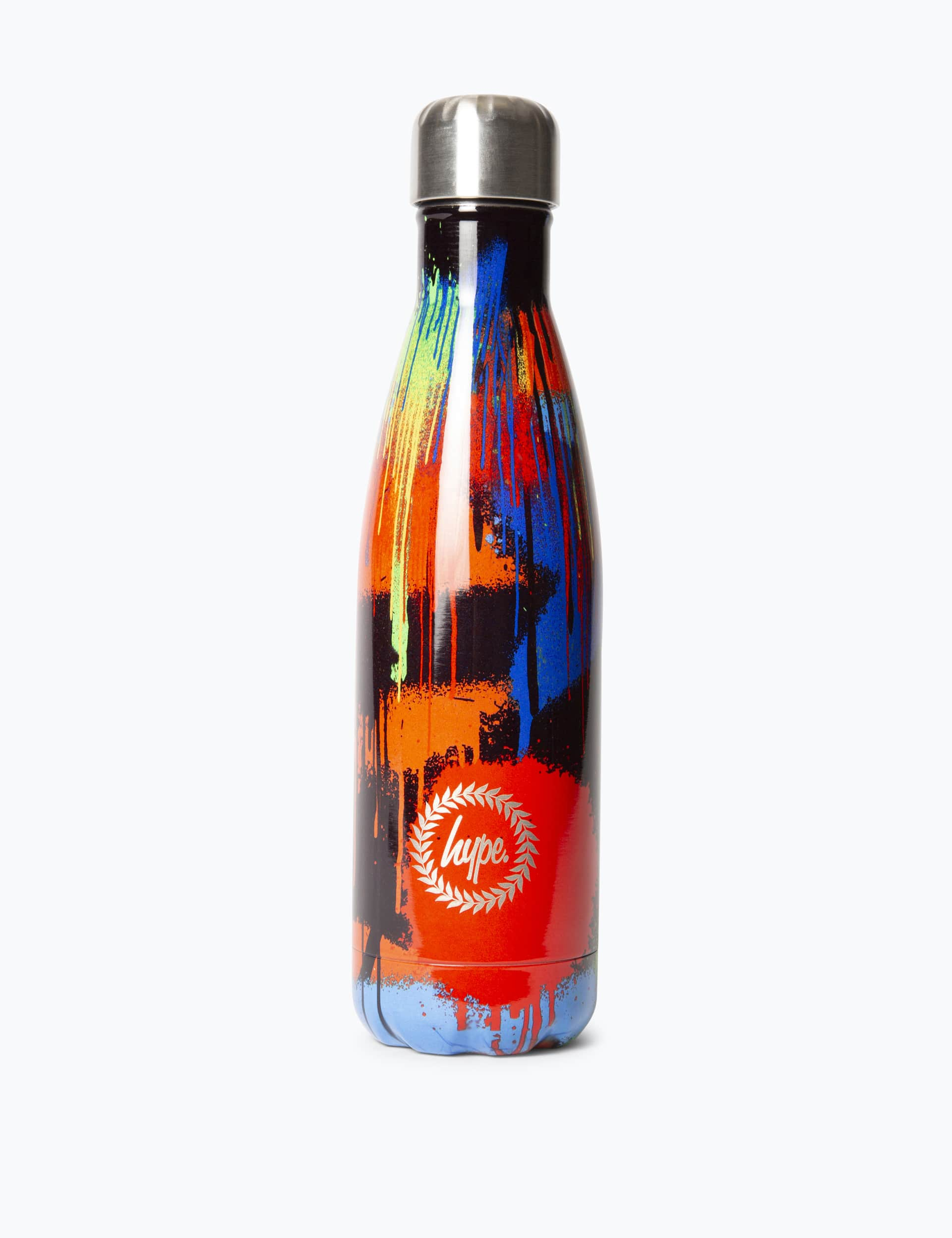 Hype Kids Spray Paint Print Water Bottle - Multi, Multi