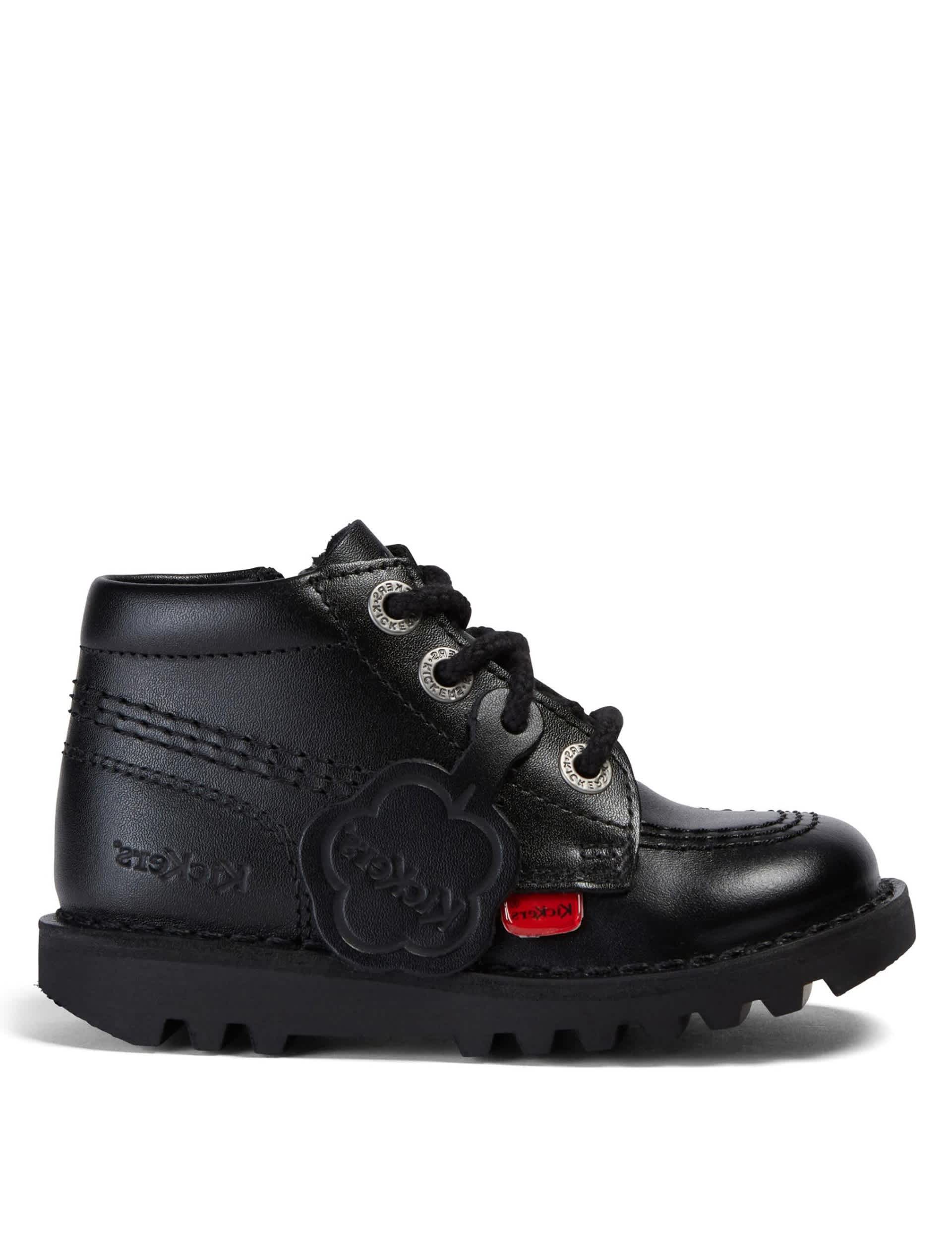 Kickers Kids Leather School Shoes
