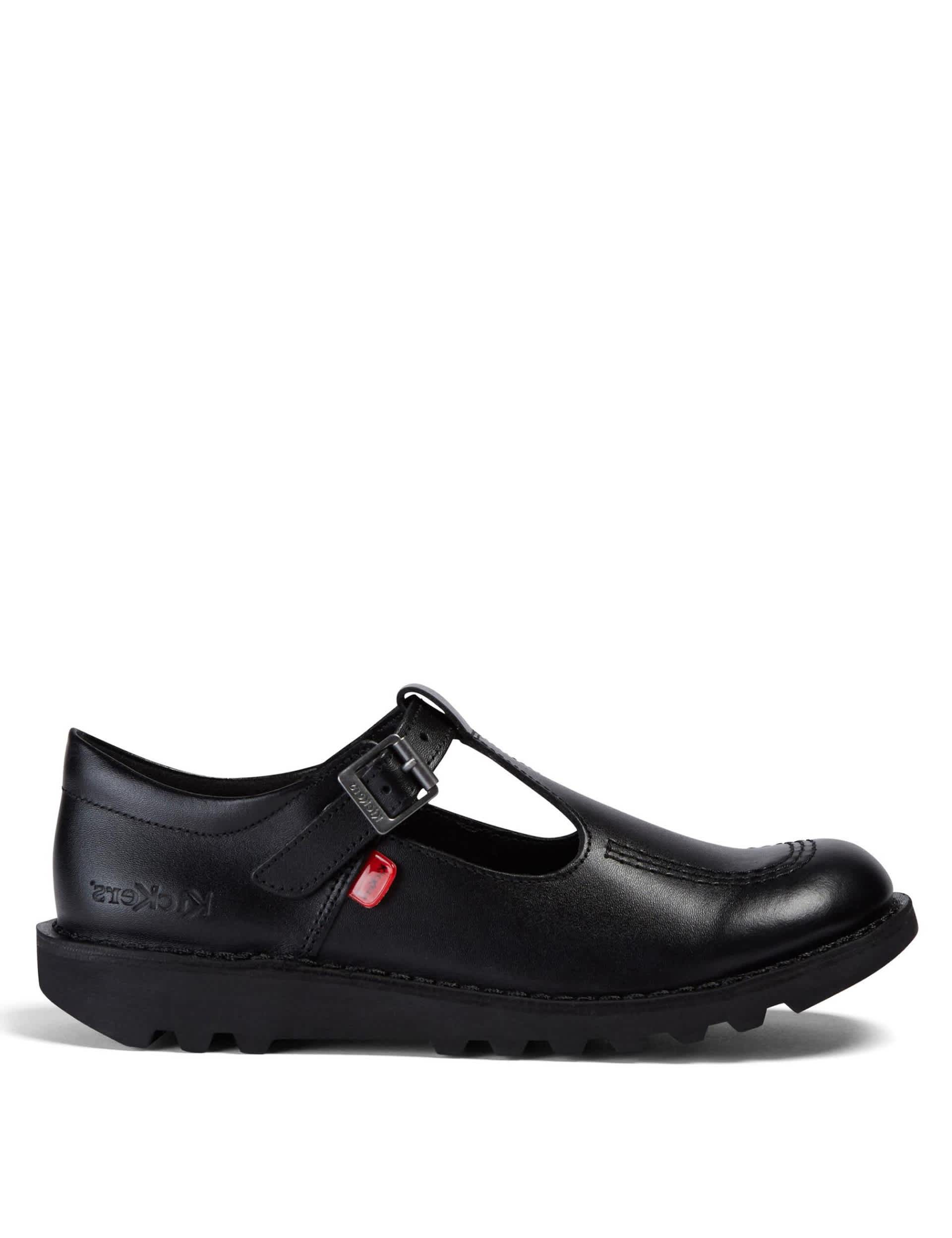 Kickers Kids Leather School Shoes