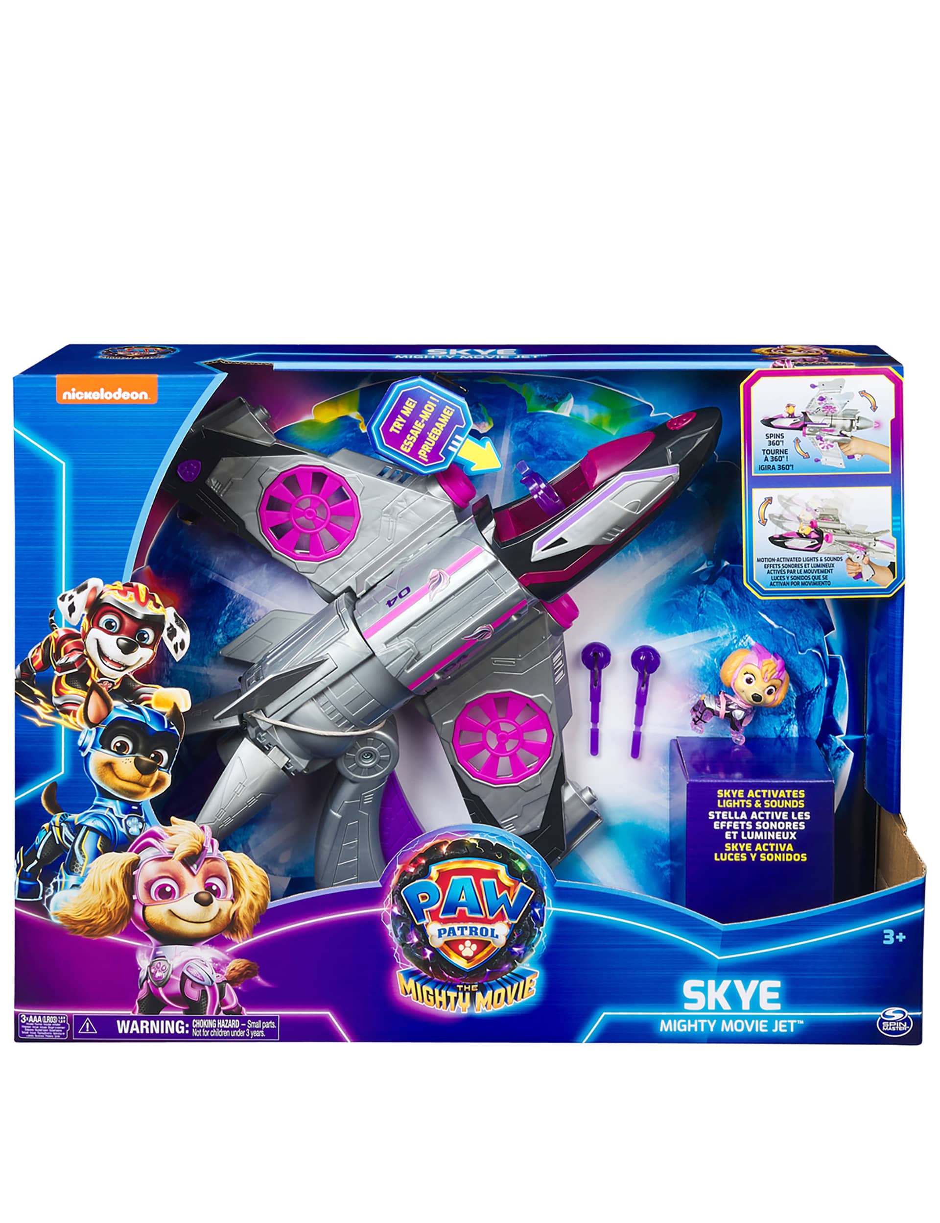 Paw Patrol The Mighty Movie Skye Fighter Jet (3+ Yrs)