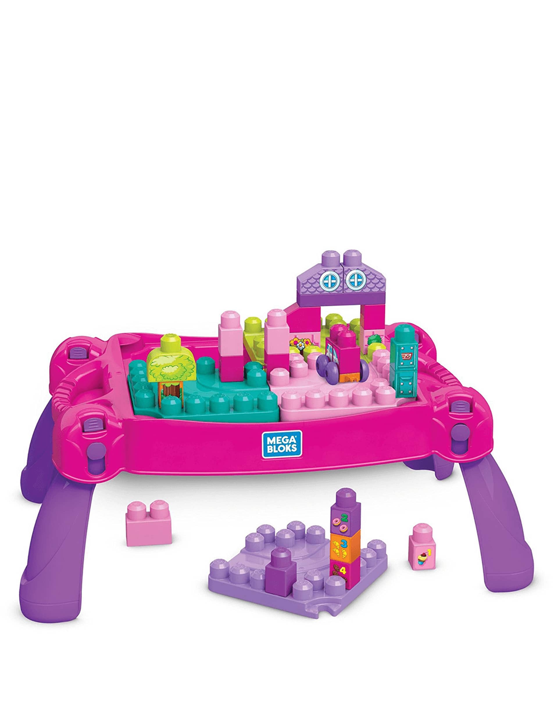 Mega Bloks 30 Piece Build & Learn Table (1-5 Yrs)