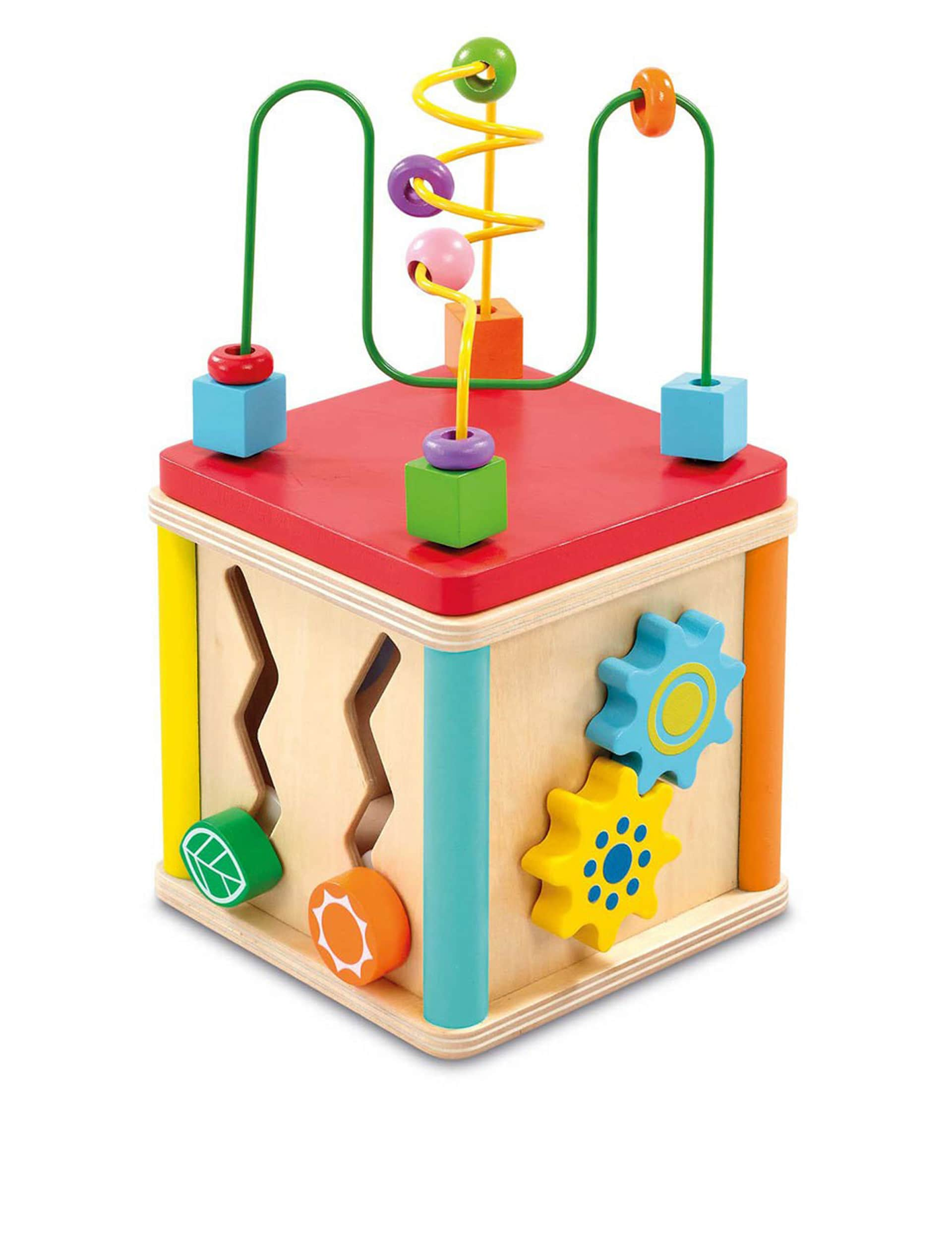 Woodlets 5 in 1 Activity Cube (12+ Mths)