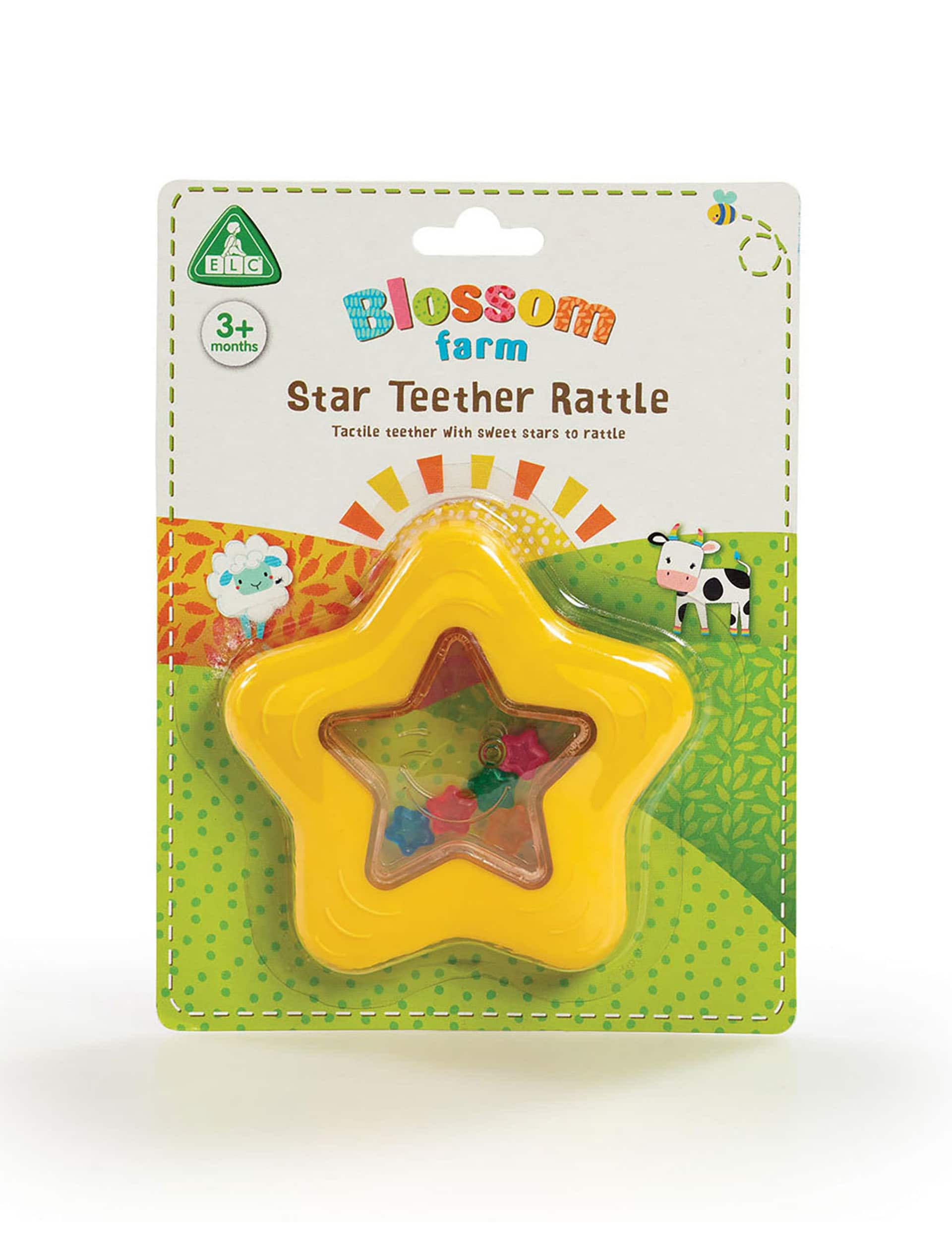 Blossom Farm Star Teether Rattle (3-12 Mths)