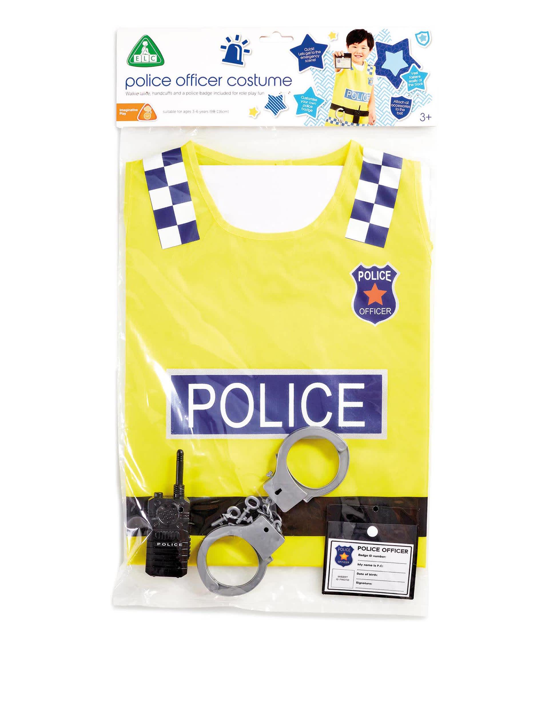 Early Learning Centre Police Officer Costume (3+ Yrs)