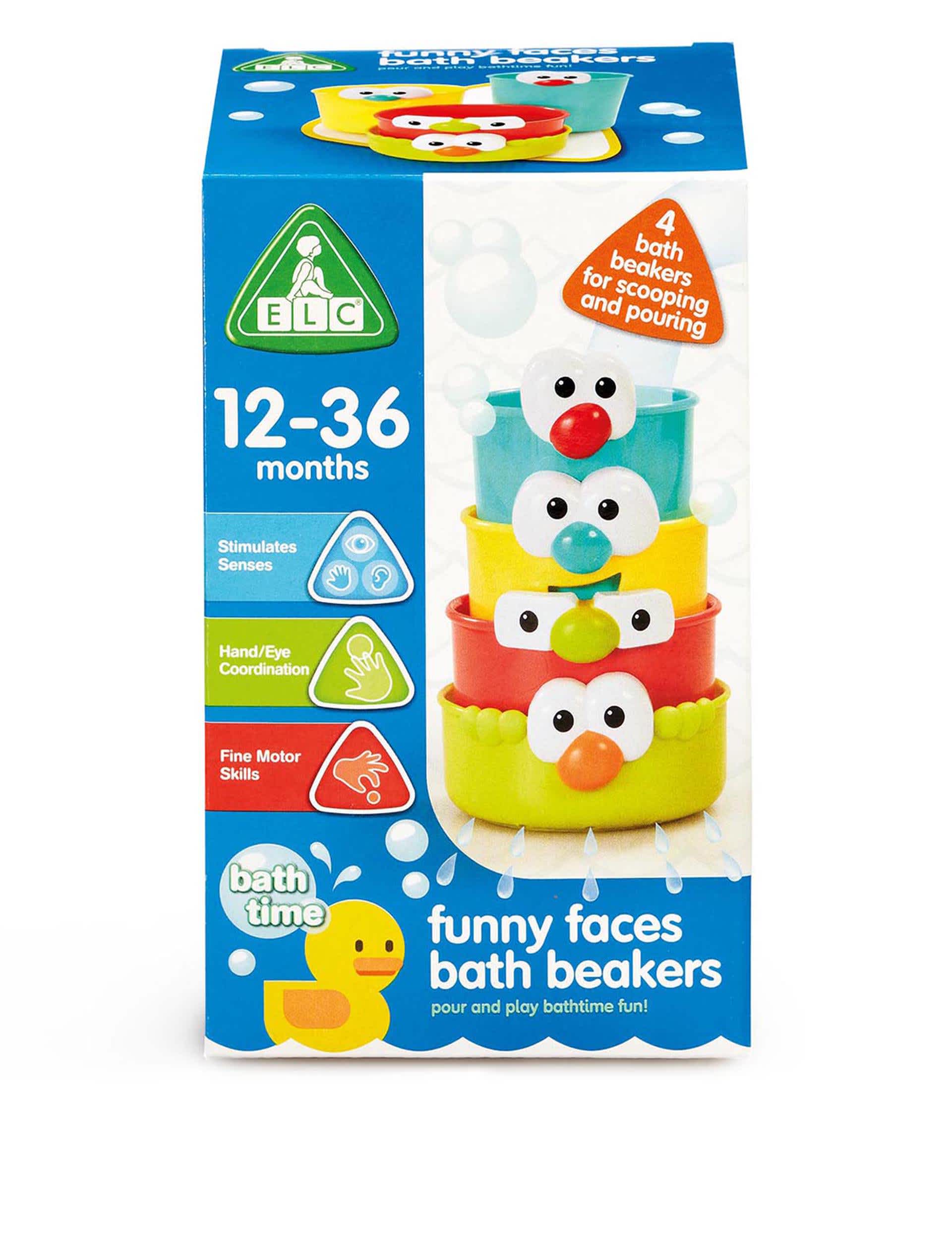 Early Learning Centre Funny Faces Bath Beakers (12-36 Mths)