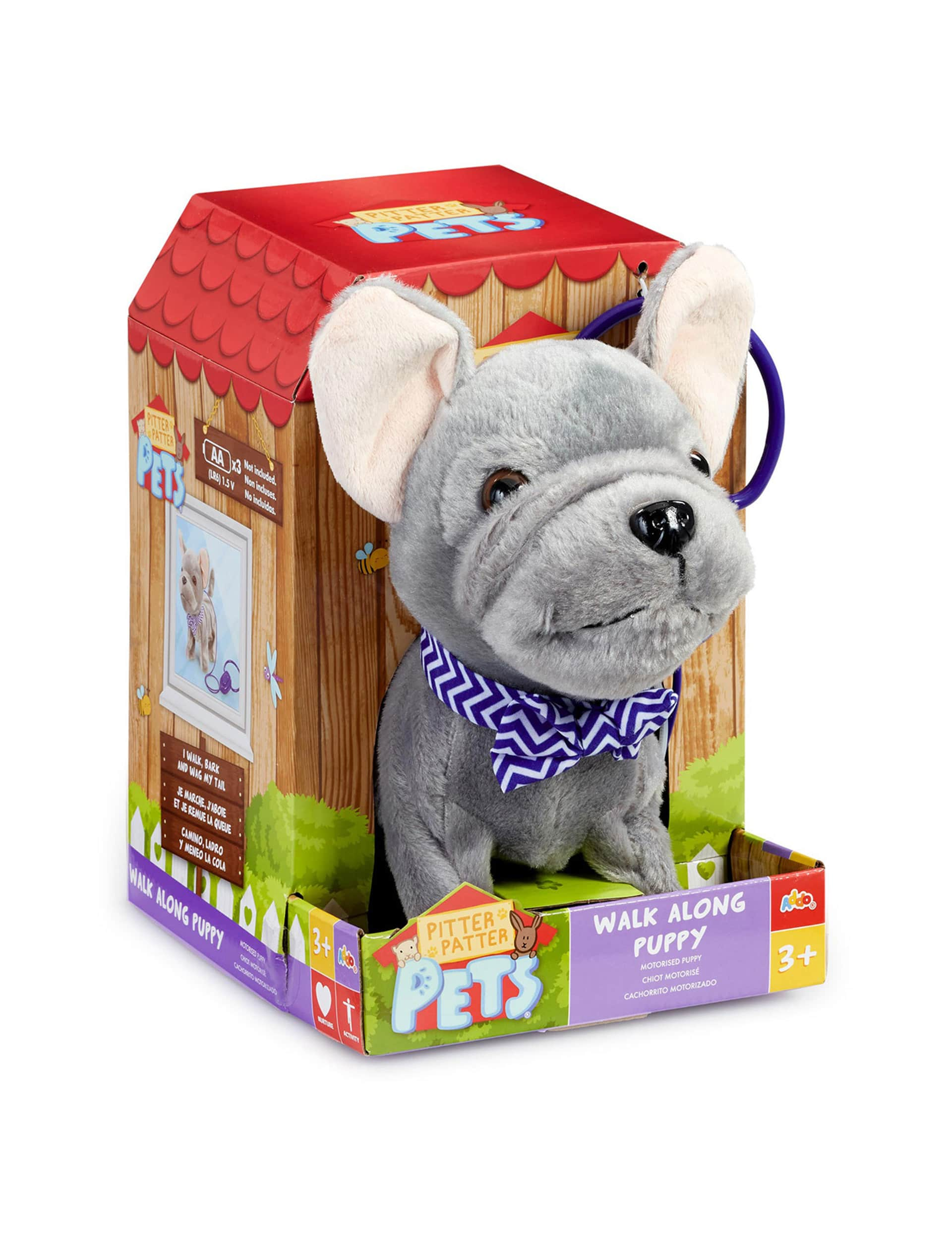 Pitter Patter Pets Walk Along Frenchie Puppy (3-6 Yrs)