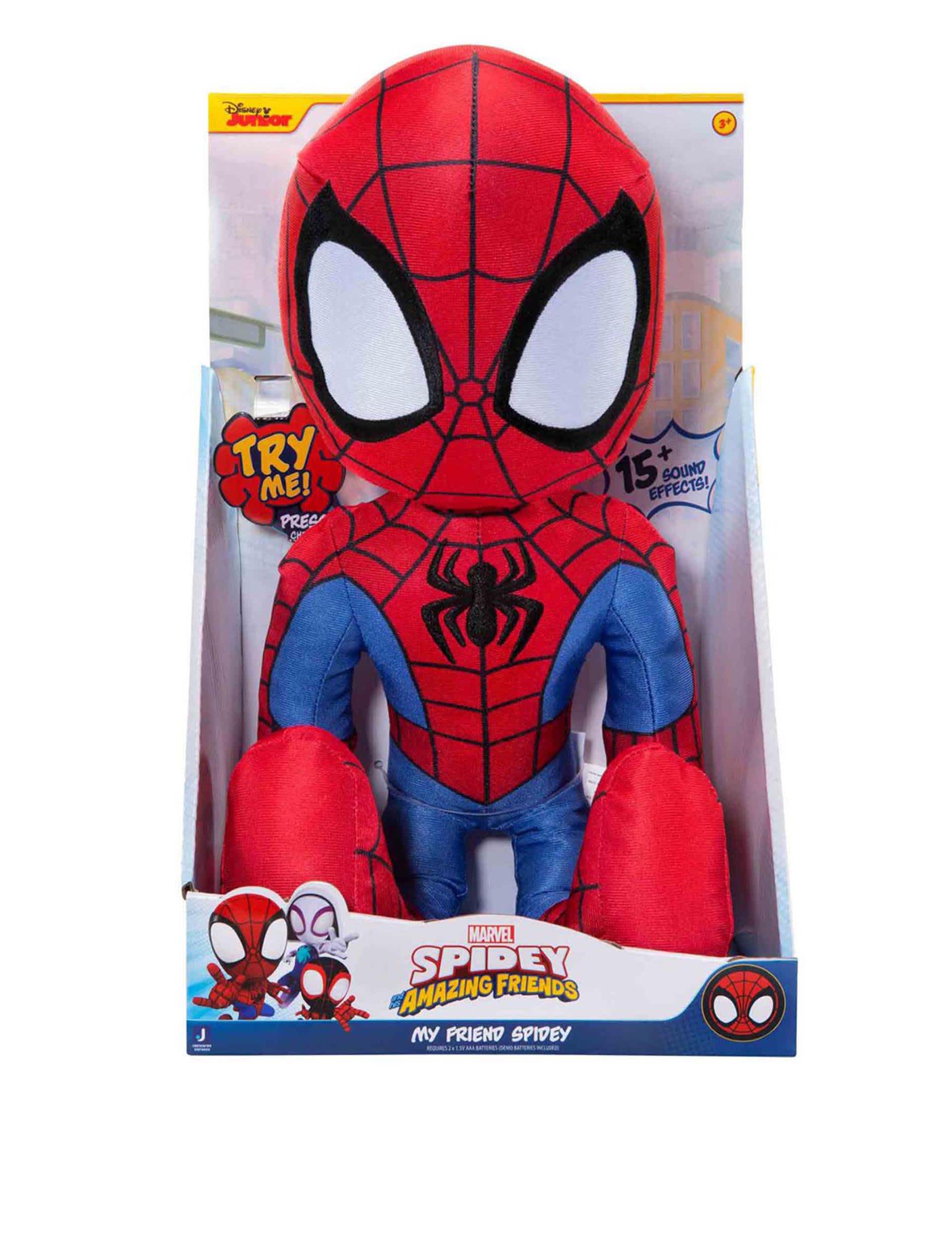 Spiderman Plush Spider-Man Action Figure (3-5 Yrs)