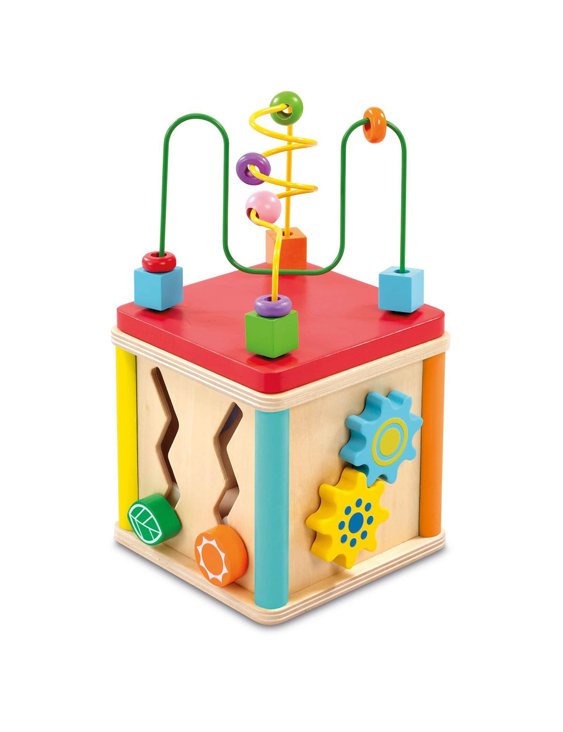 Woodlets 5 In 1 Activity Cube (1+ Yrs)