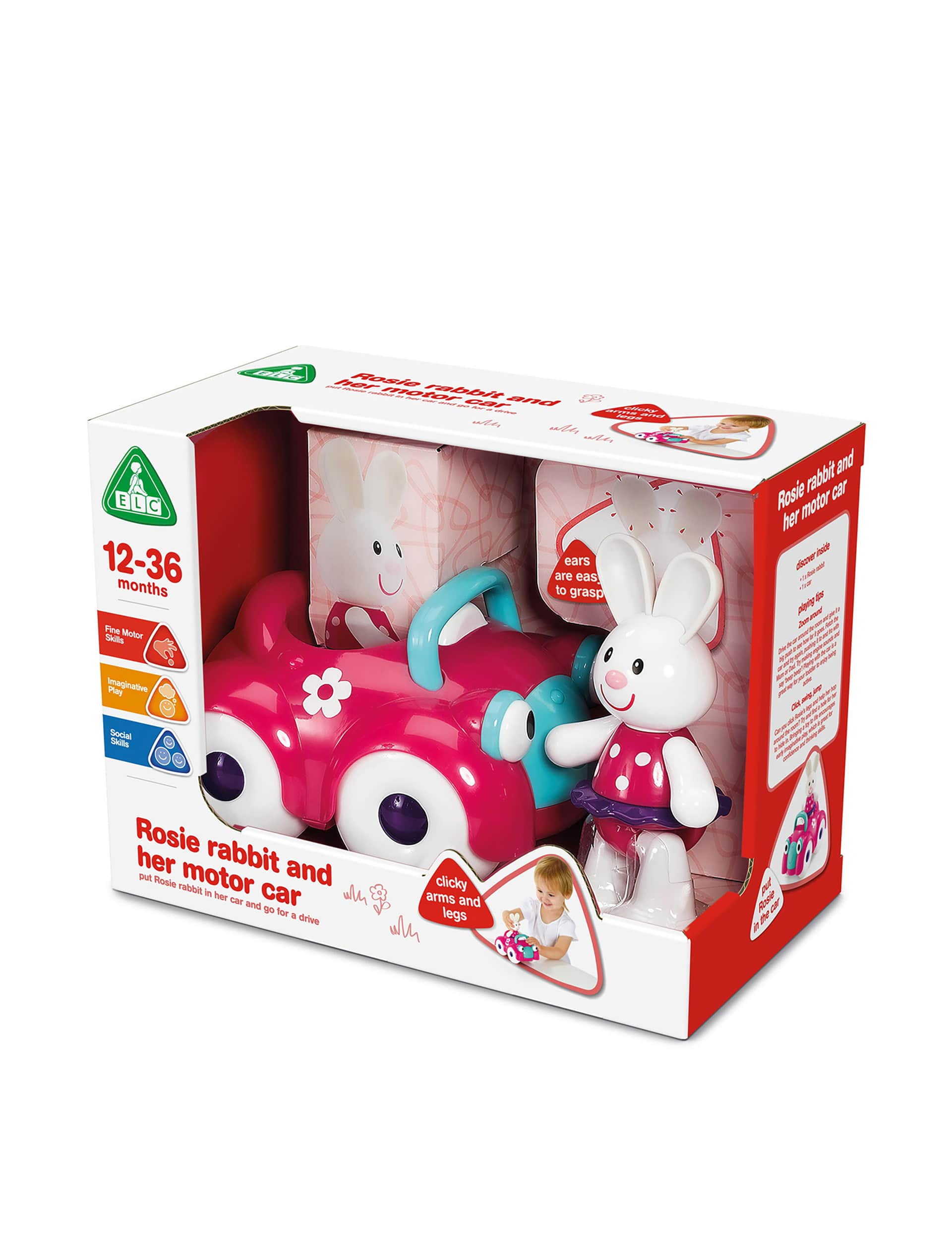 Early Learning Centre Rosie Rabbit & Her Motor Car (1-3 Yrs)