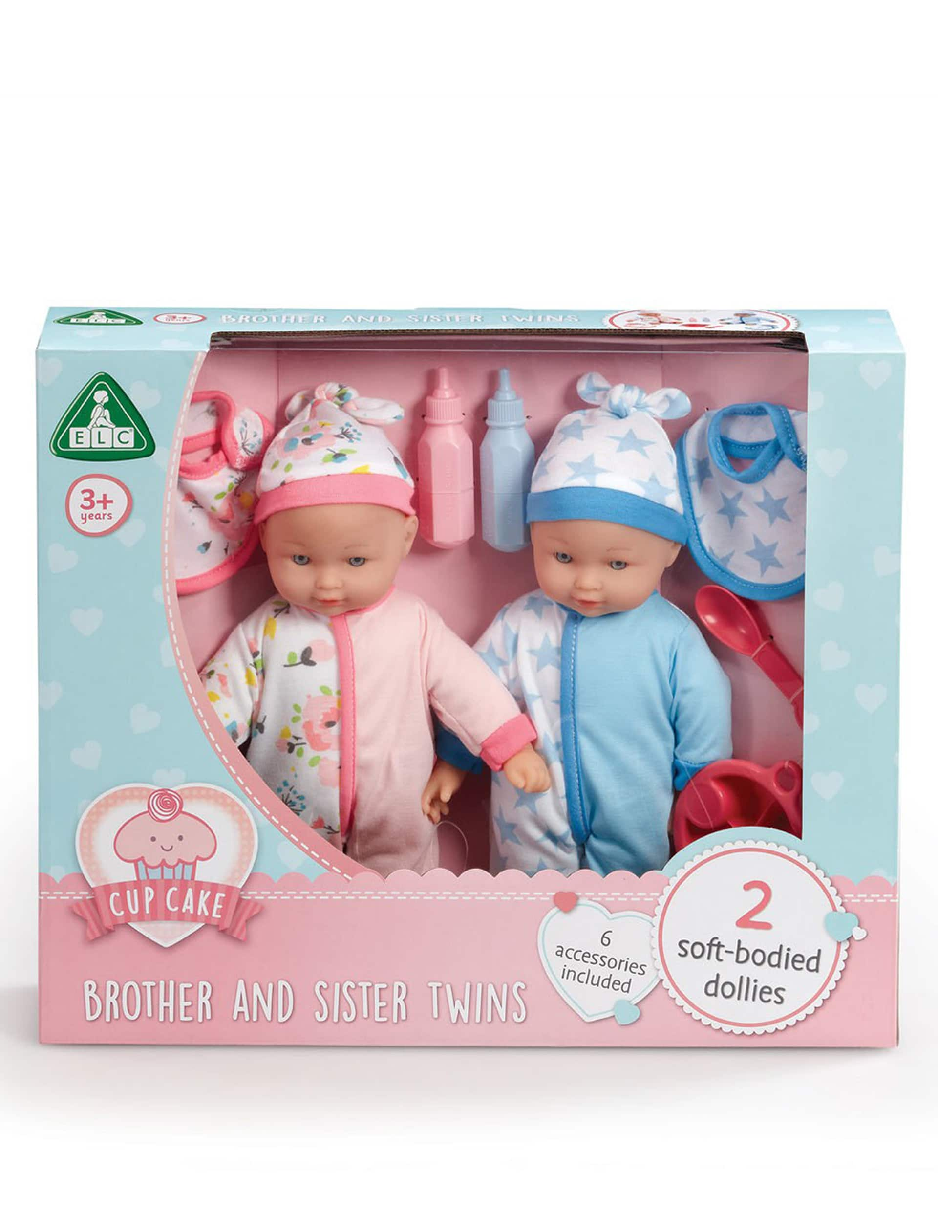 Early Learning Centre Cupcake Brother and Sister Twin Dolls (3+ Yrs)