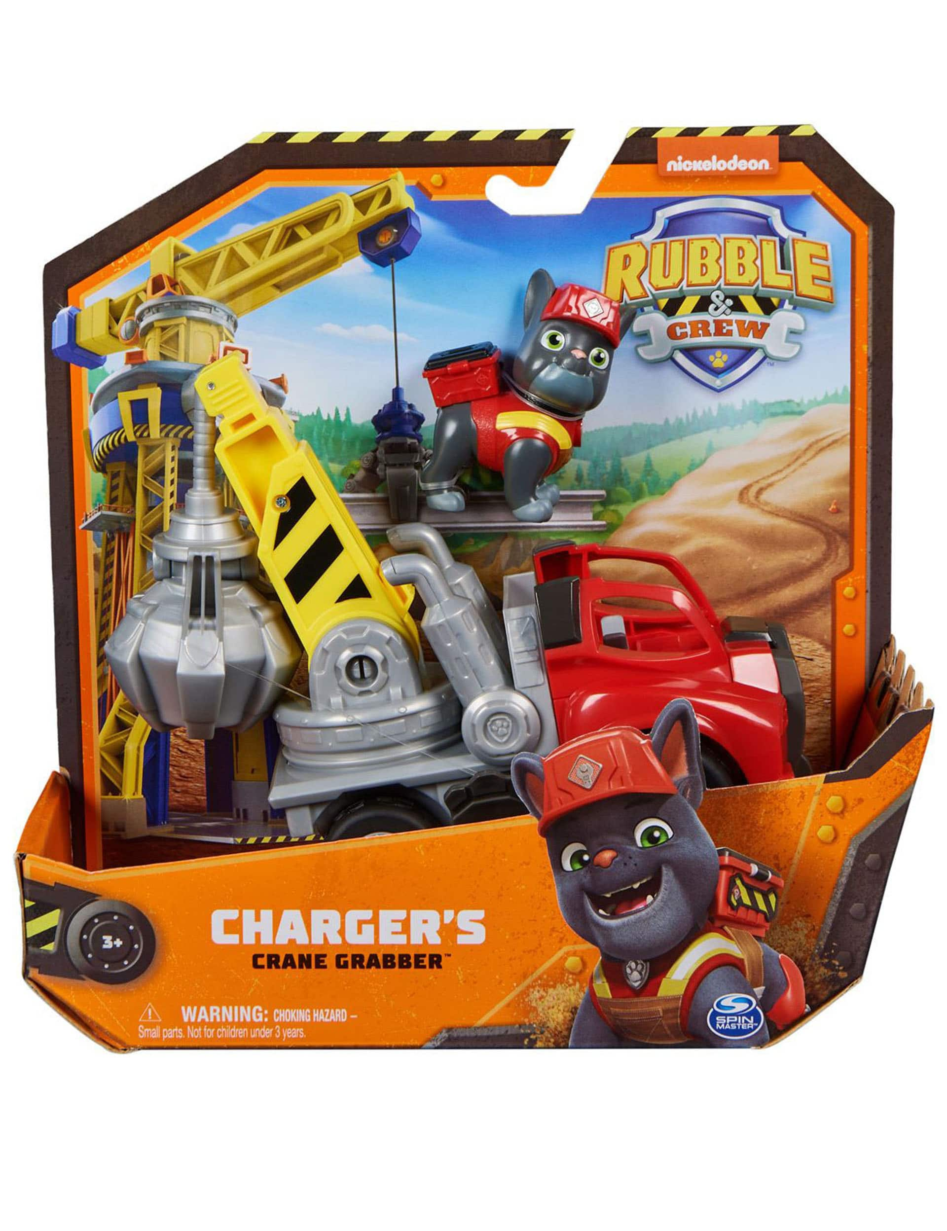 Paw Patrol Rubble & Crew Charger's Crane Grabber (3+ Yrs)