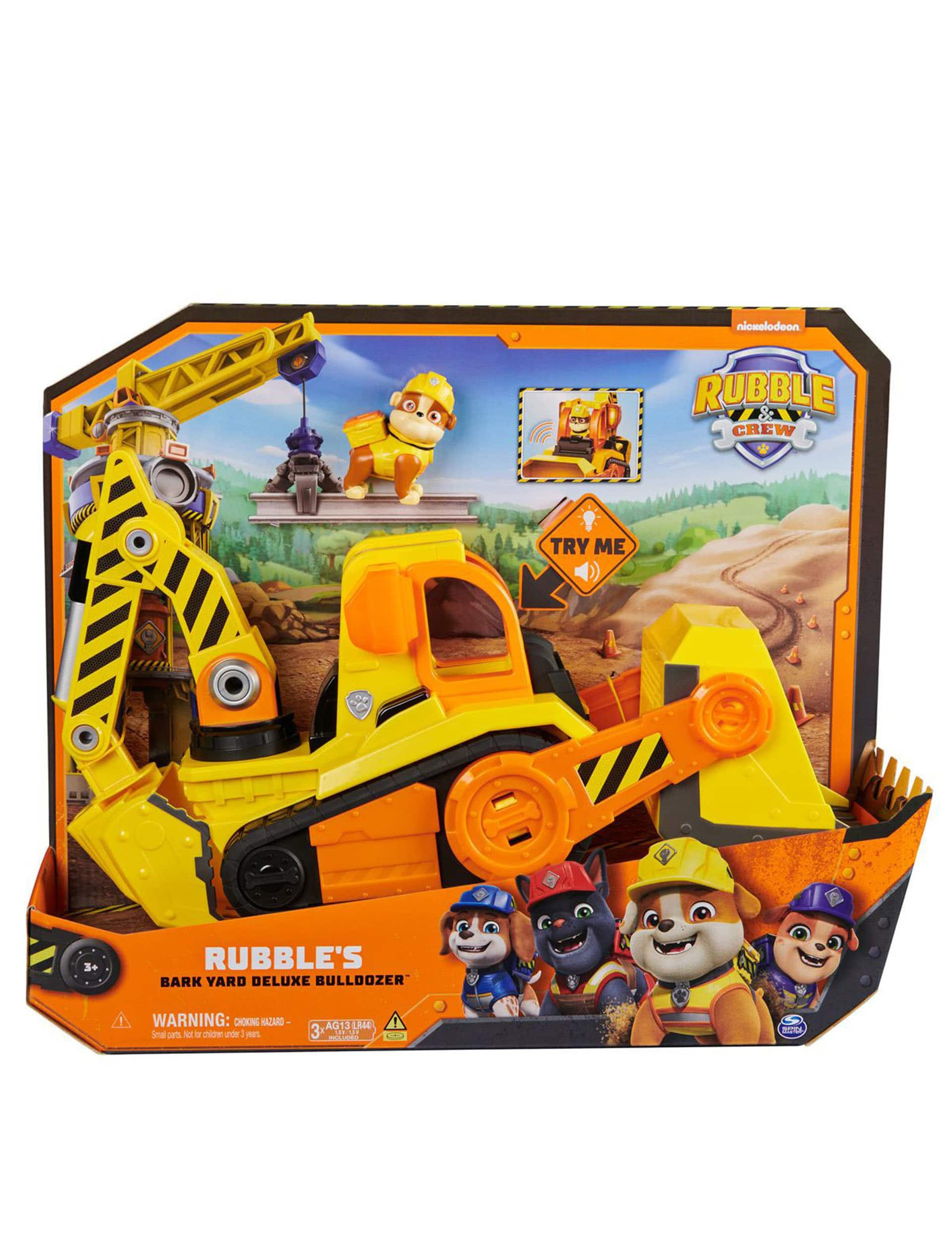 Paw Patrol Rubble & Crew Deluxe Bulldozer Playset (3+ Yrs)