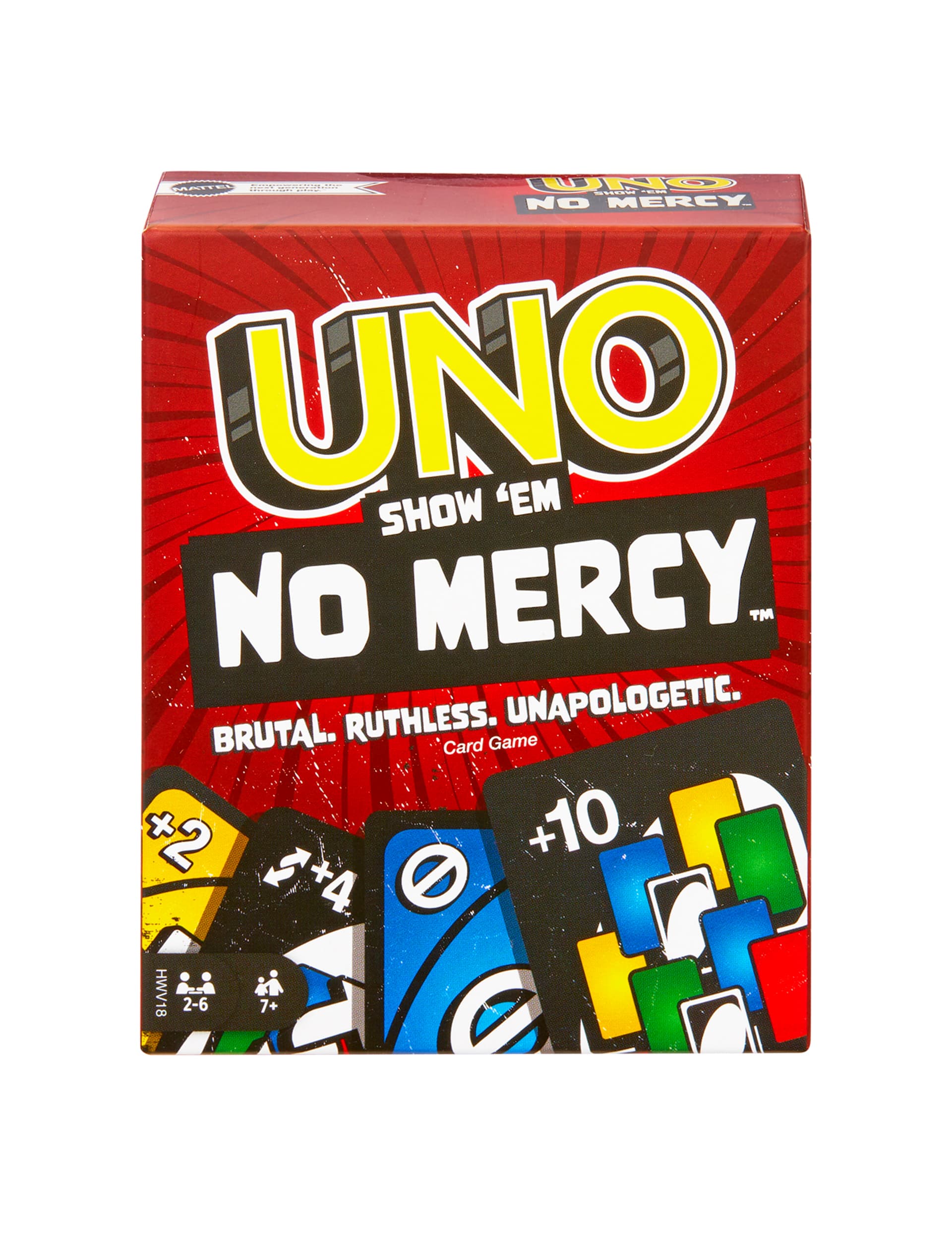 Mattel Games UNO Show 'Em No Mercy Card Game (7+ Yrs)