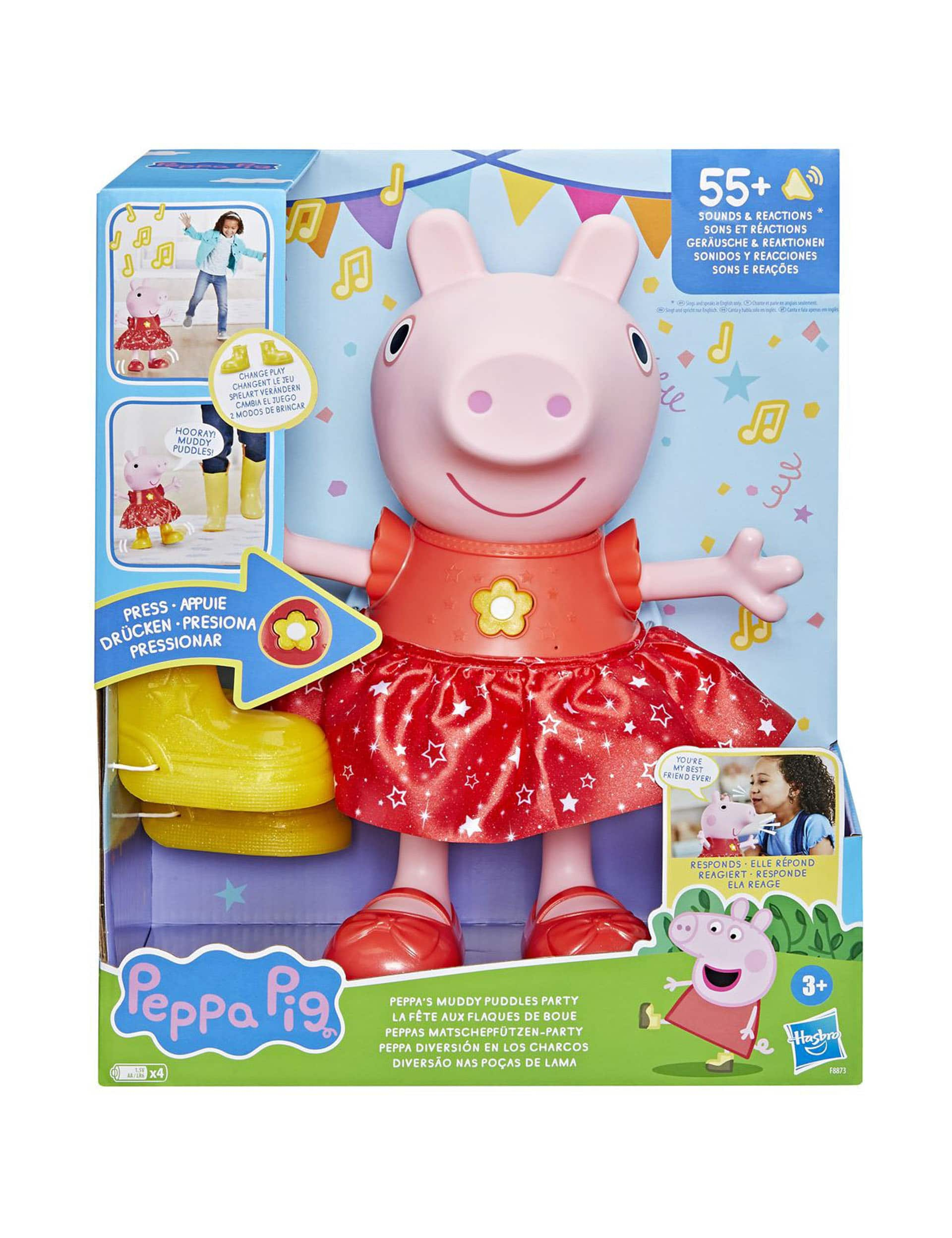 Peppa Pig Muddy Puddles Party Interactive Doll (3+ Yrs)