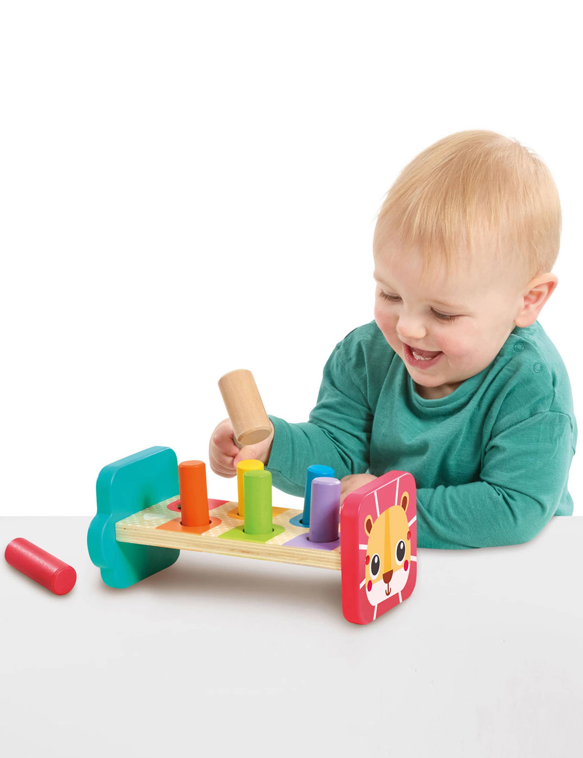 Early Learning Centre Wooden Hammer Bench (1-3 Yrs)