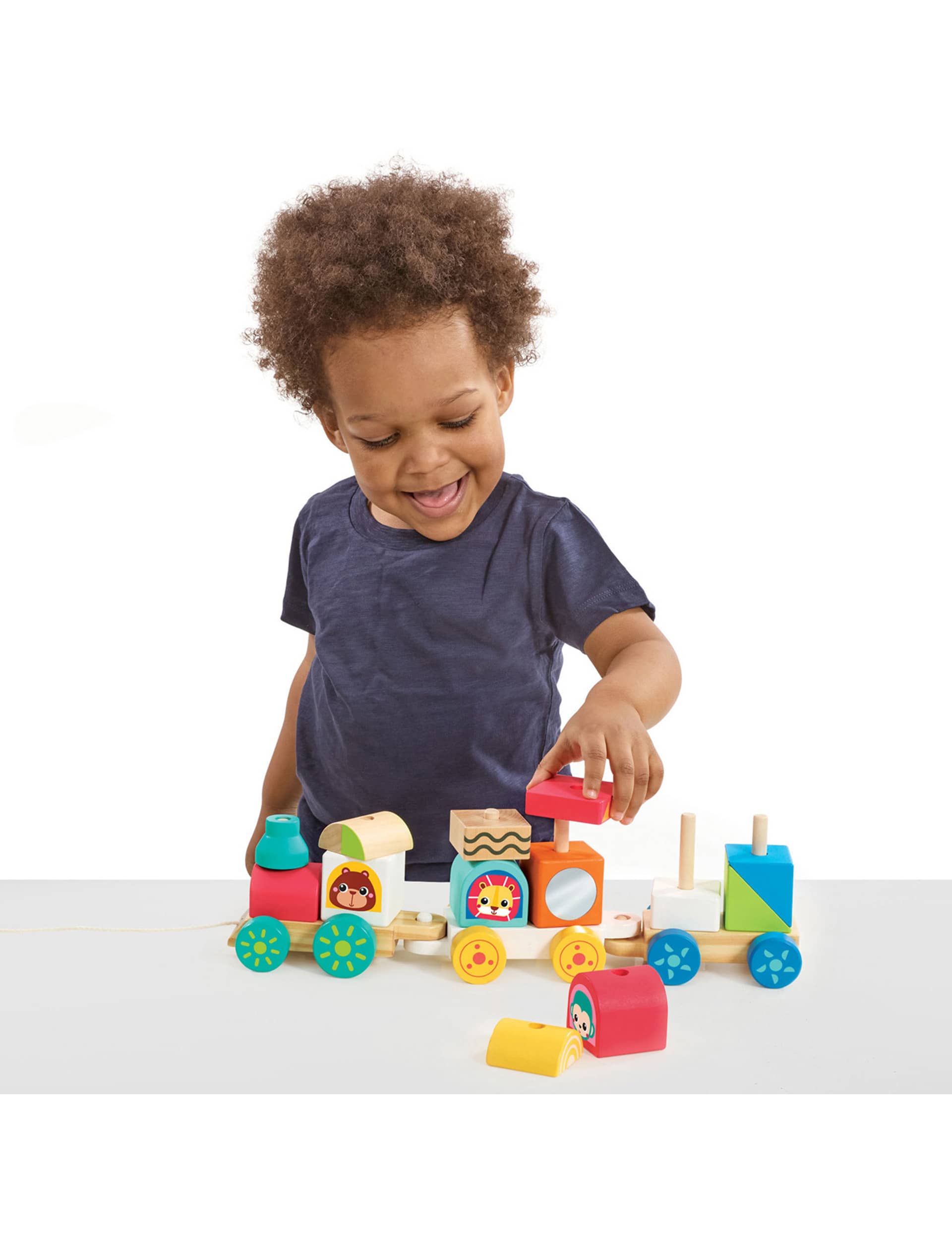 Early Learning Centre Wooden Stacking Train (1-3 Yrs)