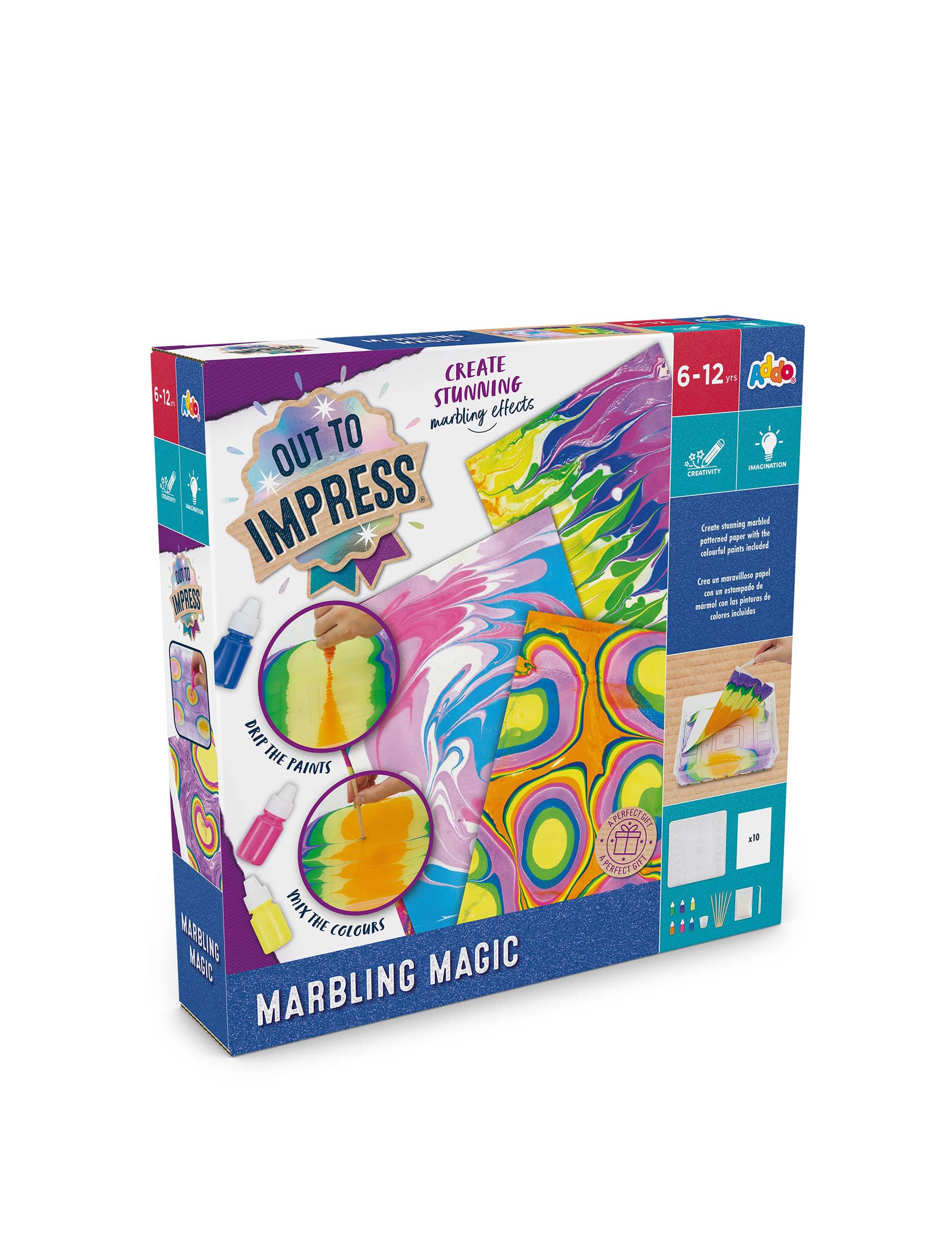 Out To Impress Marbling Magic Art Set (6+ Yrs)