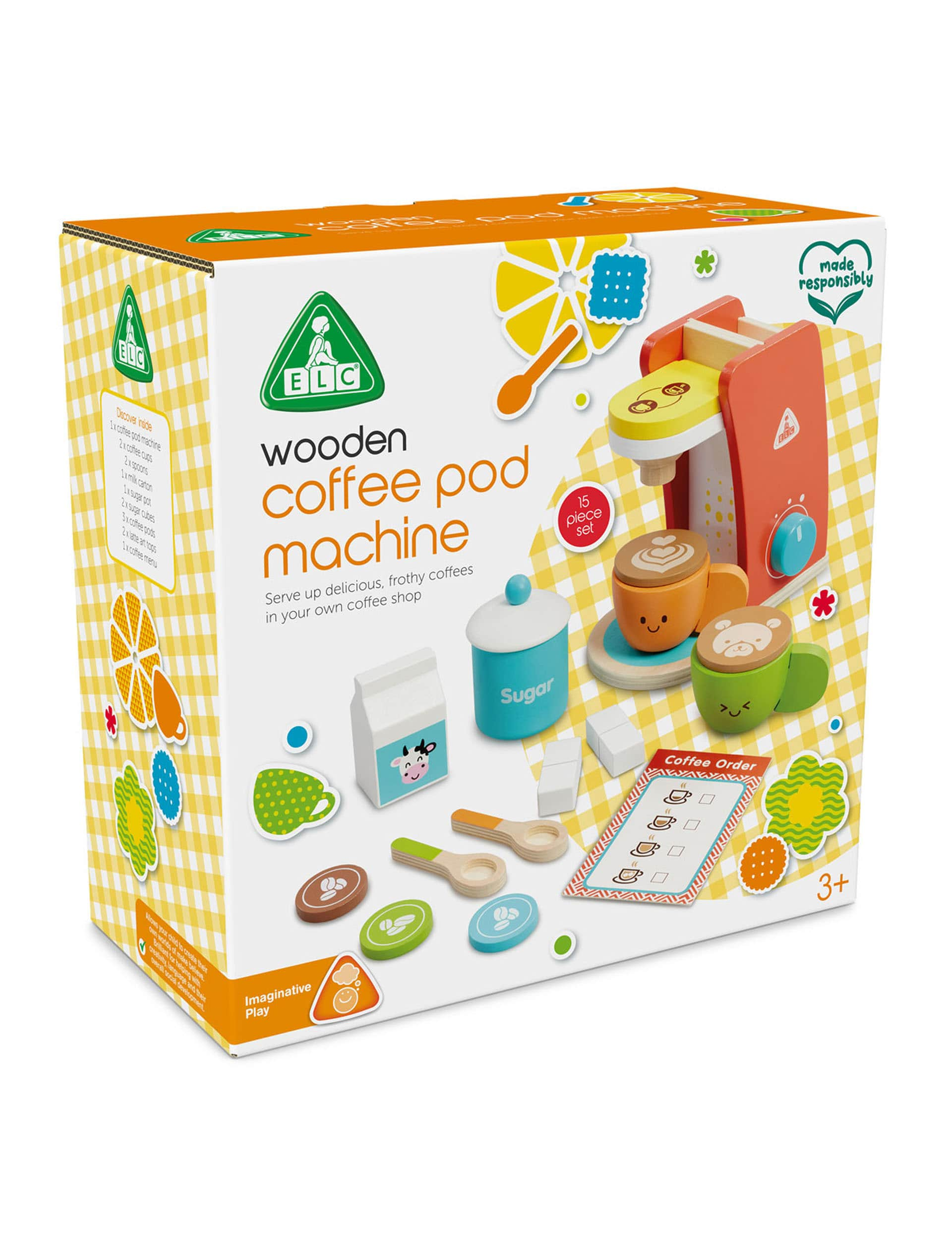 Early Learning Centre Wooden Coffee Pod Machine (3+ Yrs)