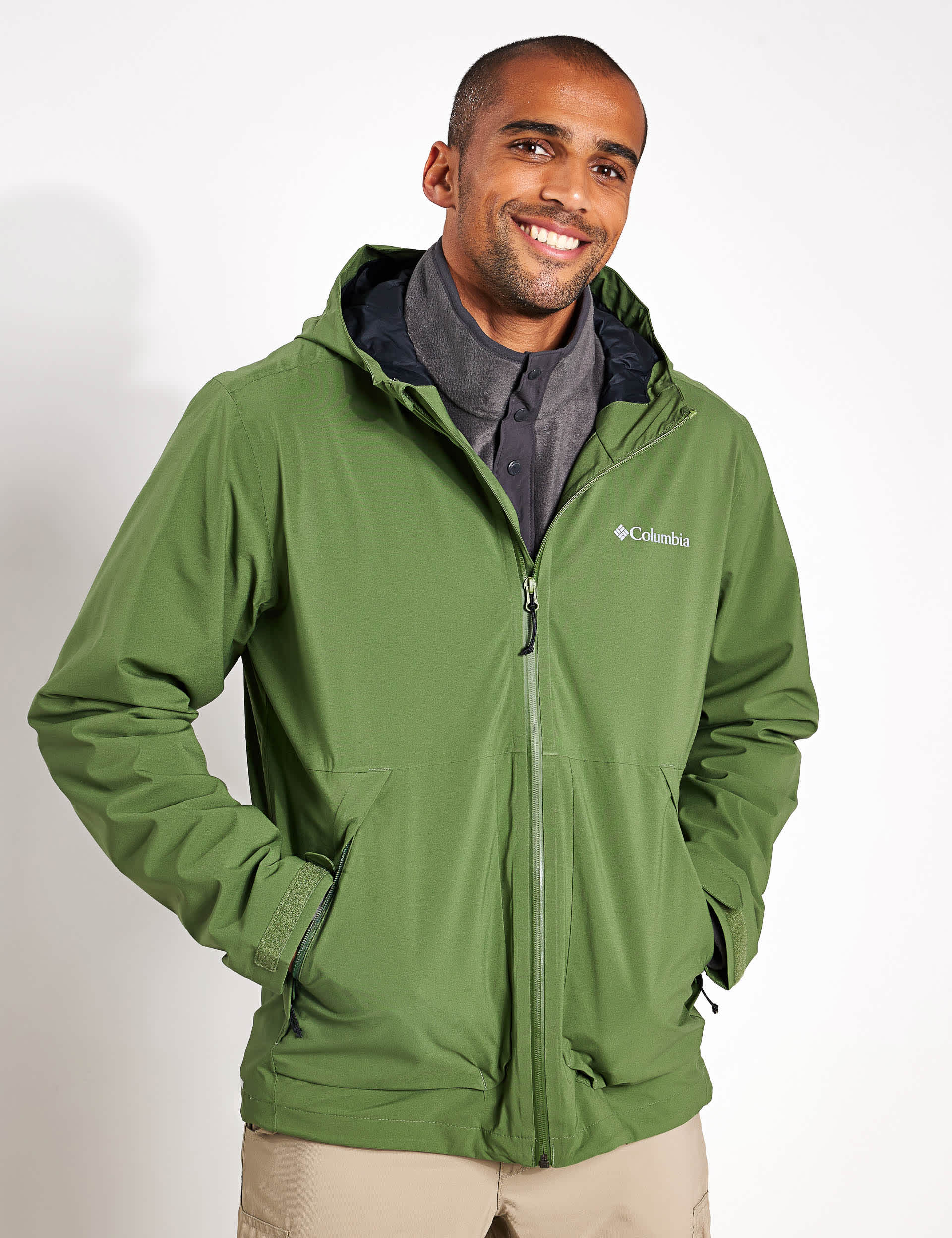 Columbia Men's Altbound Hooded Jacket - XL - Green, Green