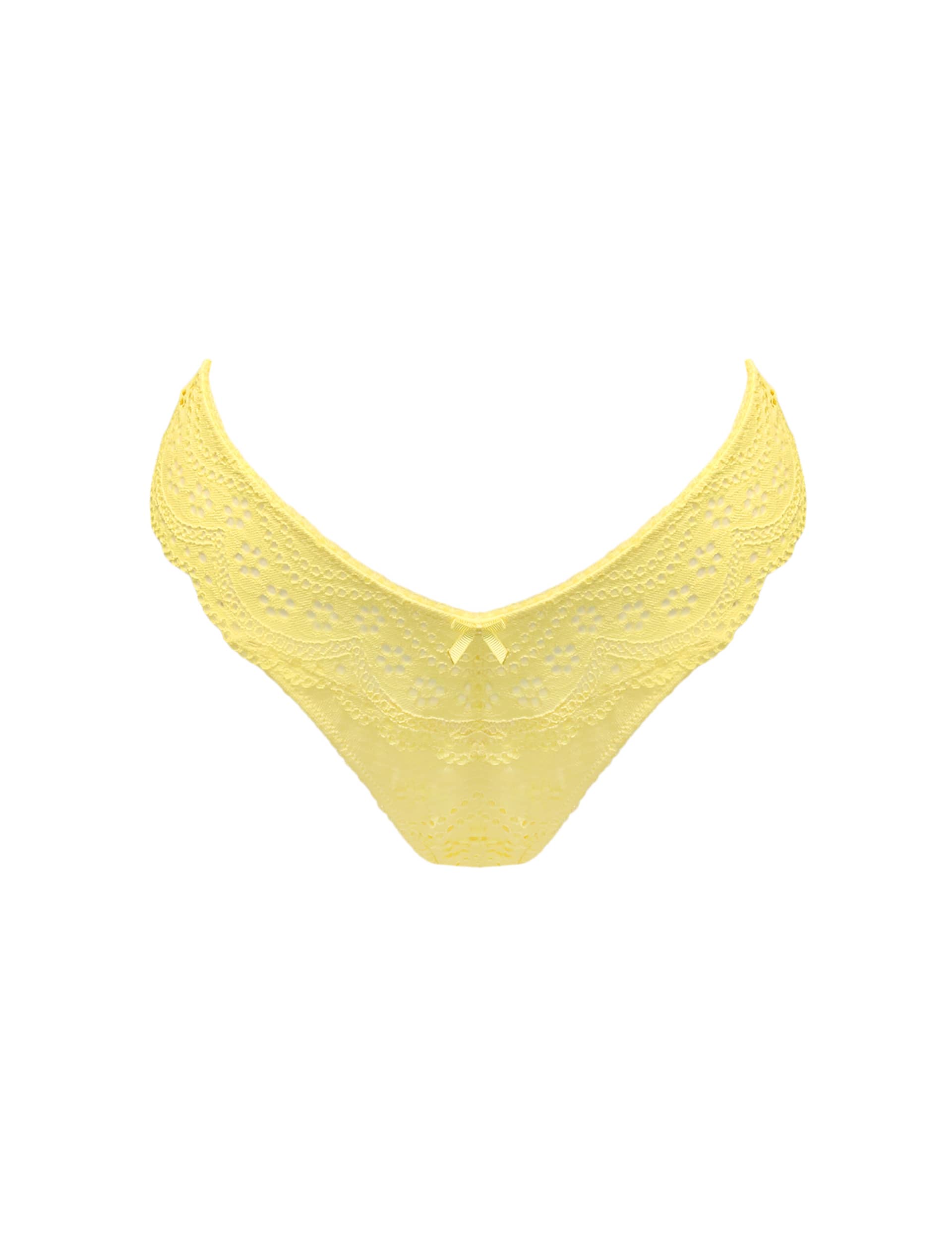 Pour Moi Women's Swoon Thong - 10 - Yellow, Yellow