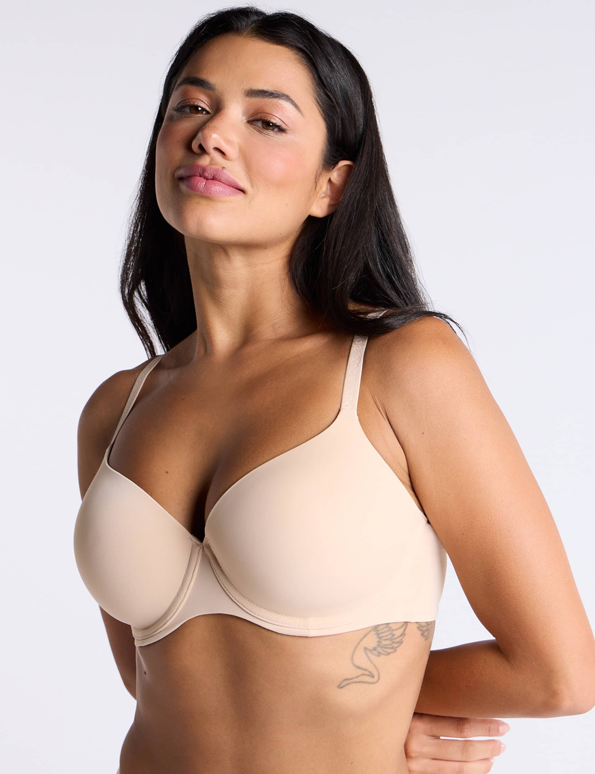 Boux Avenue Women's Padded T-Shirt Bra - 34DD - Natural, Natural,White,Black